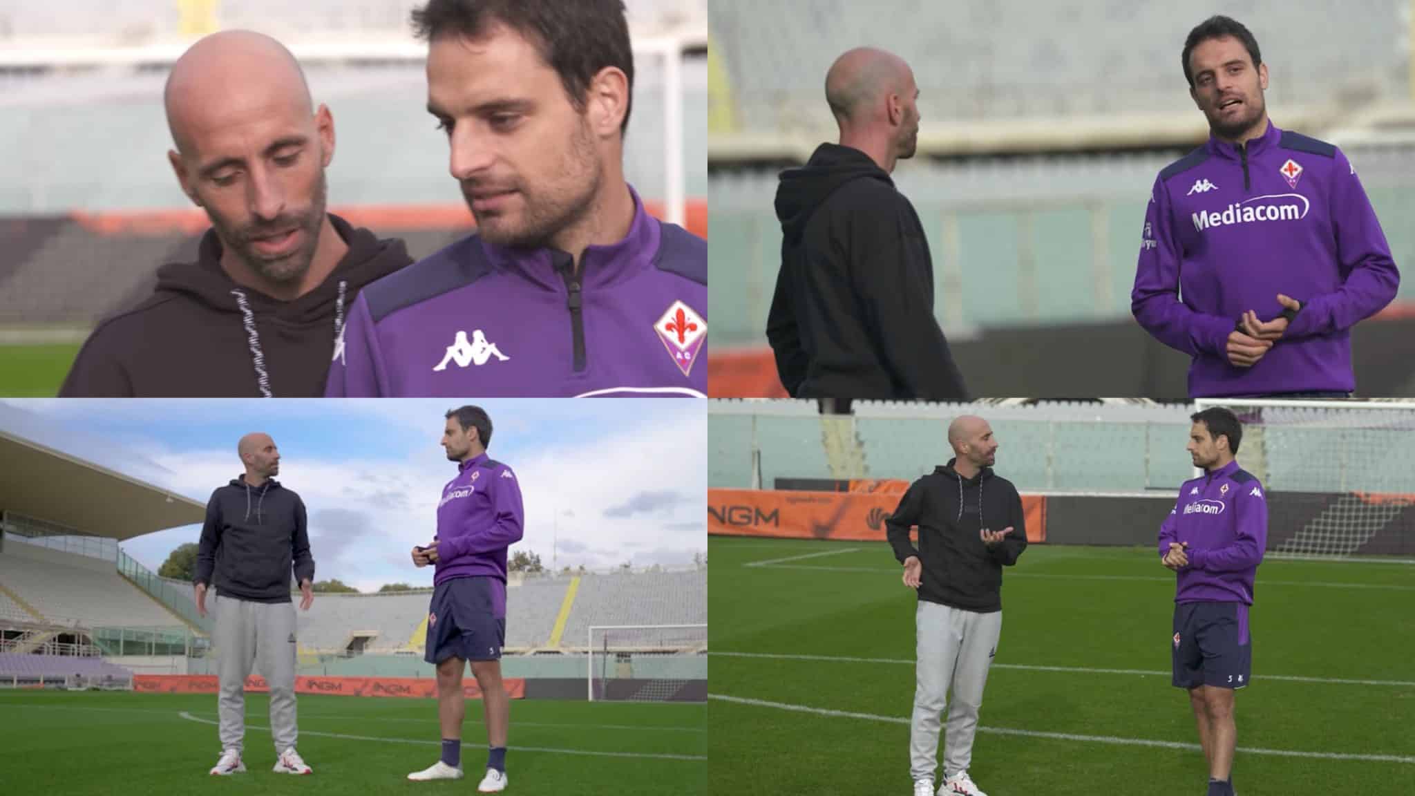 Video, Borja Valero intervista Bonaventura: “Spiegami come fai a difendere palla e fare doppio passo”