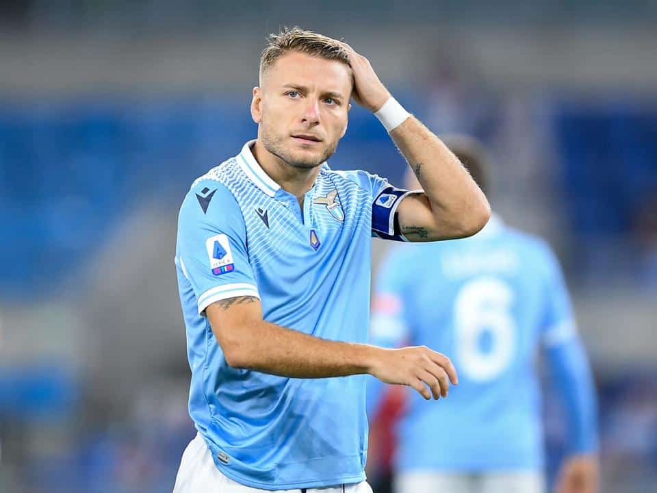 Lazio in corsa per l’Europa ancora una volta orfana di Immobile: è positivo al Coronavirus