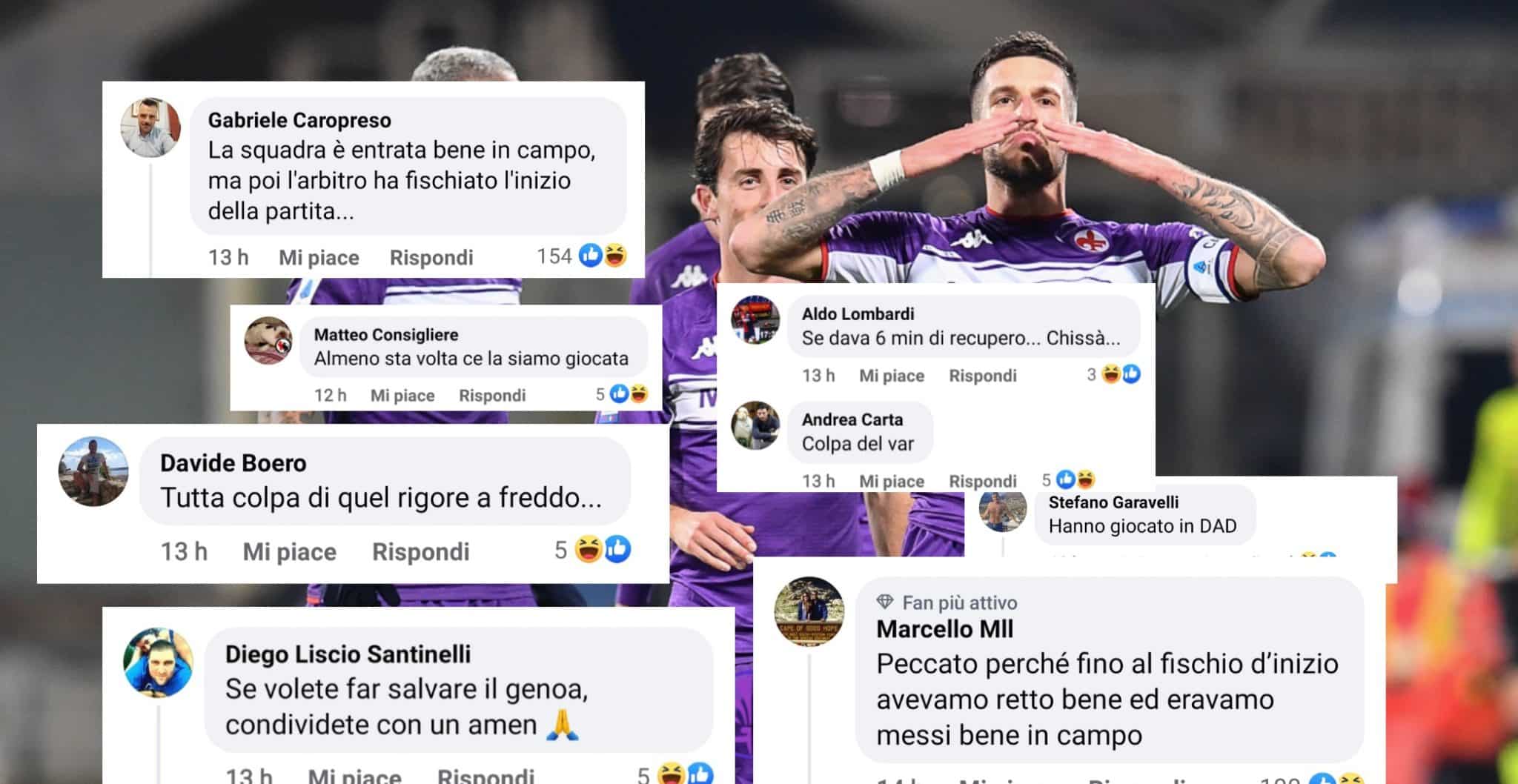 I tifosi del Genoa la prendono con ironia: “Se l’arbitro non avesse fatto quel fischio d’inizio…”