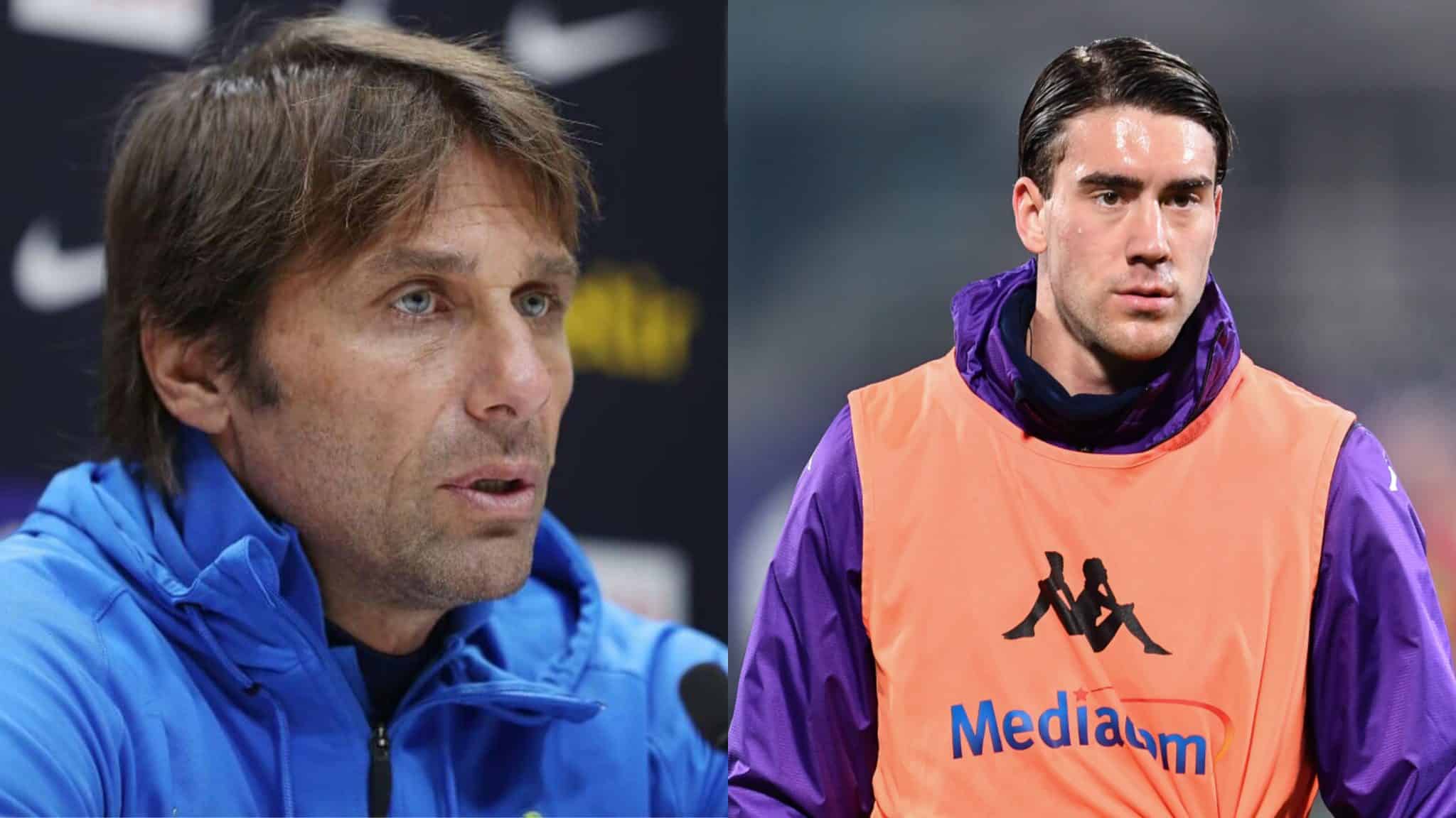 Conte parla di Vlahovic: “Se ho paura di averlo contro? In questo momento ho altri problemi”