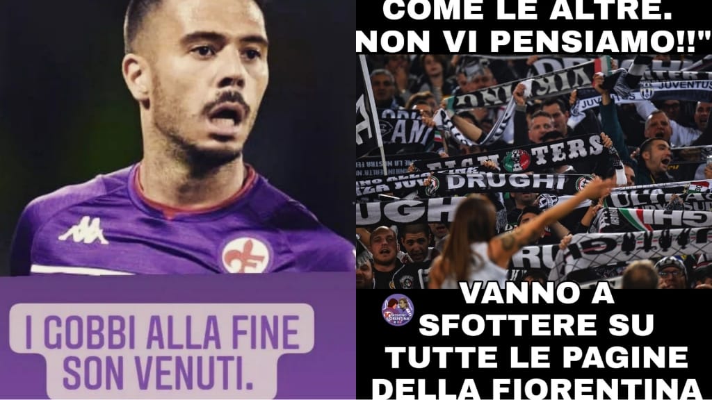 Partita come le altre? Macchè, i tifosi della Juventus invadono i social della Fiorentina con sfottò