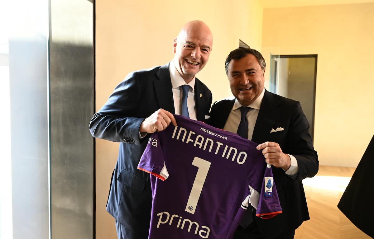 Infantino: “Il giorno migliore per essere a Firenze, ha perso la Juventus ed ha vinto la Fiorentina”