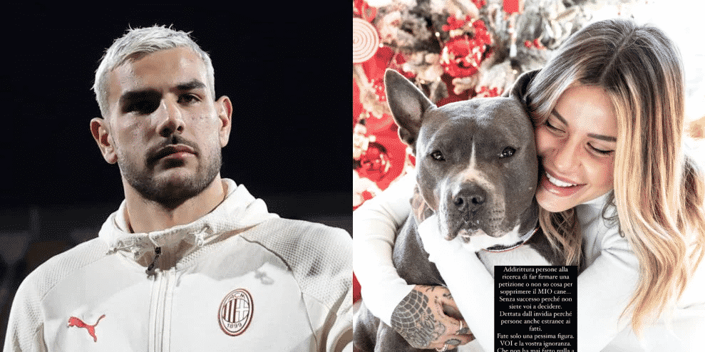 Il cane di Theo Hernandez azzanna un vicino e gli causa diverse fratture. E già il secondo episodio