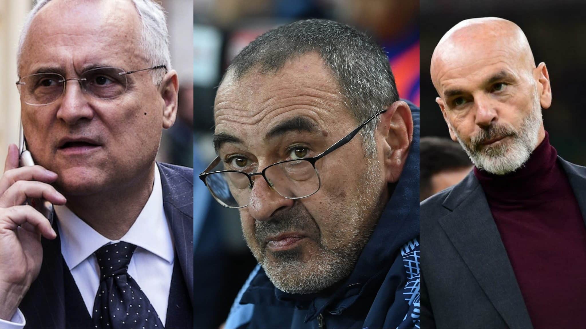 Lotito furioso: “Dovevi far lanciare la palla” Sarri: “Se non ti sta bene il mio calcio riprenditi Pioli”