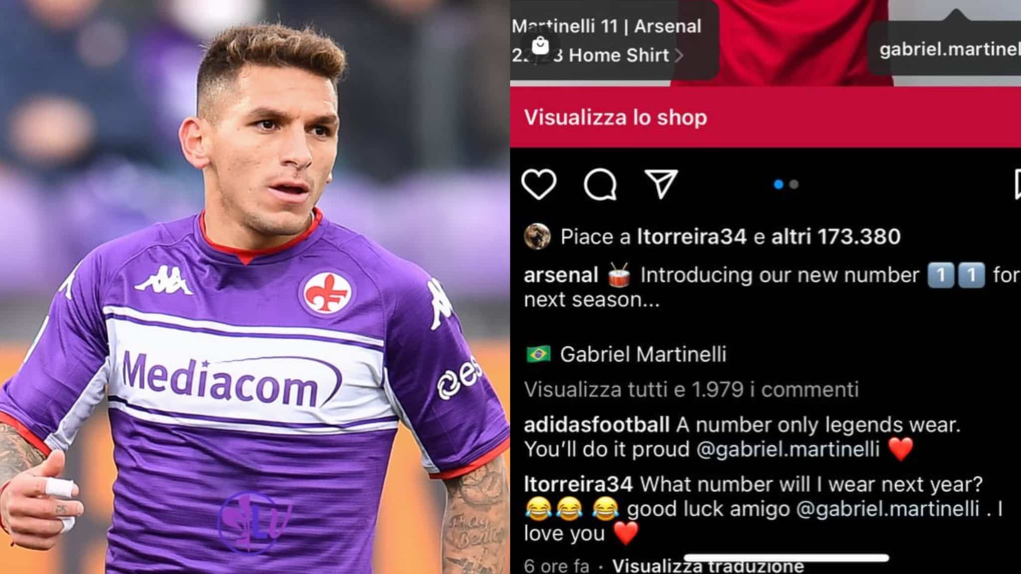 Martinelli è il nuovo 11 dell’Arsenal. Torreira ironizza: “Adesso che numero prendo il prossimo anno?”