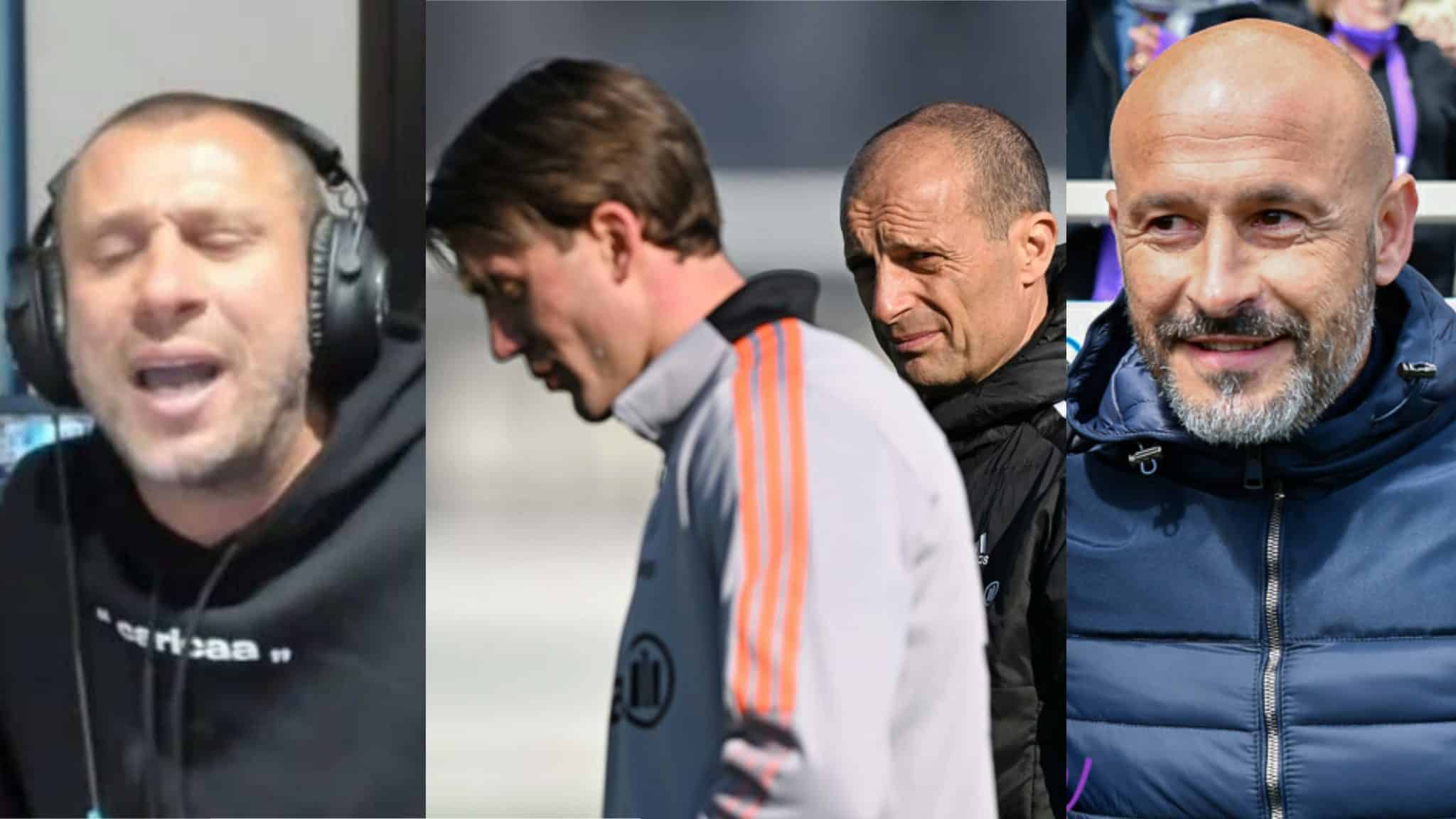 Cassano umilia Allegri su Vlahovic: “La Juventus con Italiano in panchina avrebbe vinto il campionato”