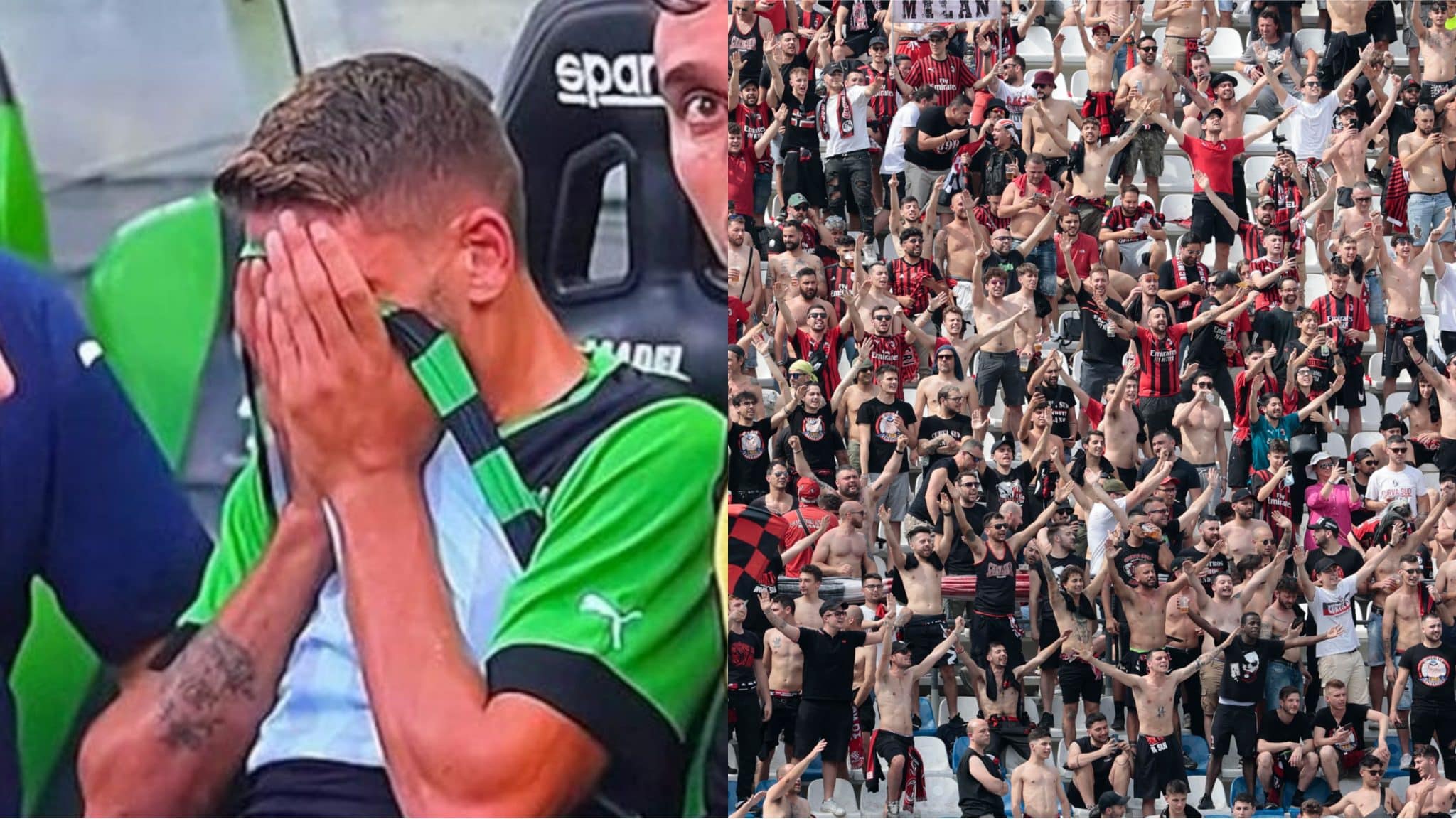 I tifosi del Milan cantano a Berardi: “Devi morire” ma non è successo a Firenze e quindi nessuno parla