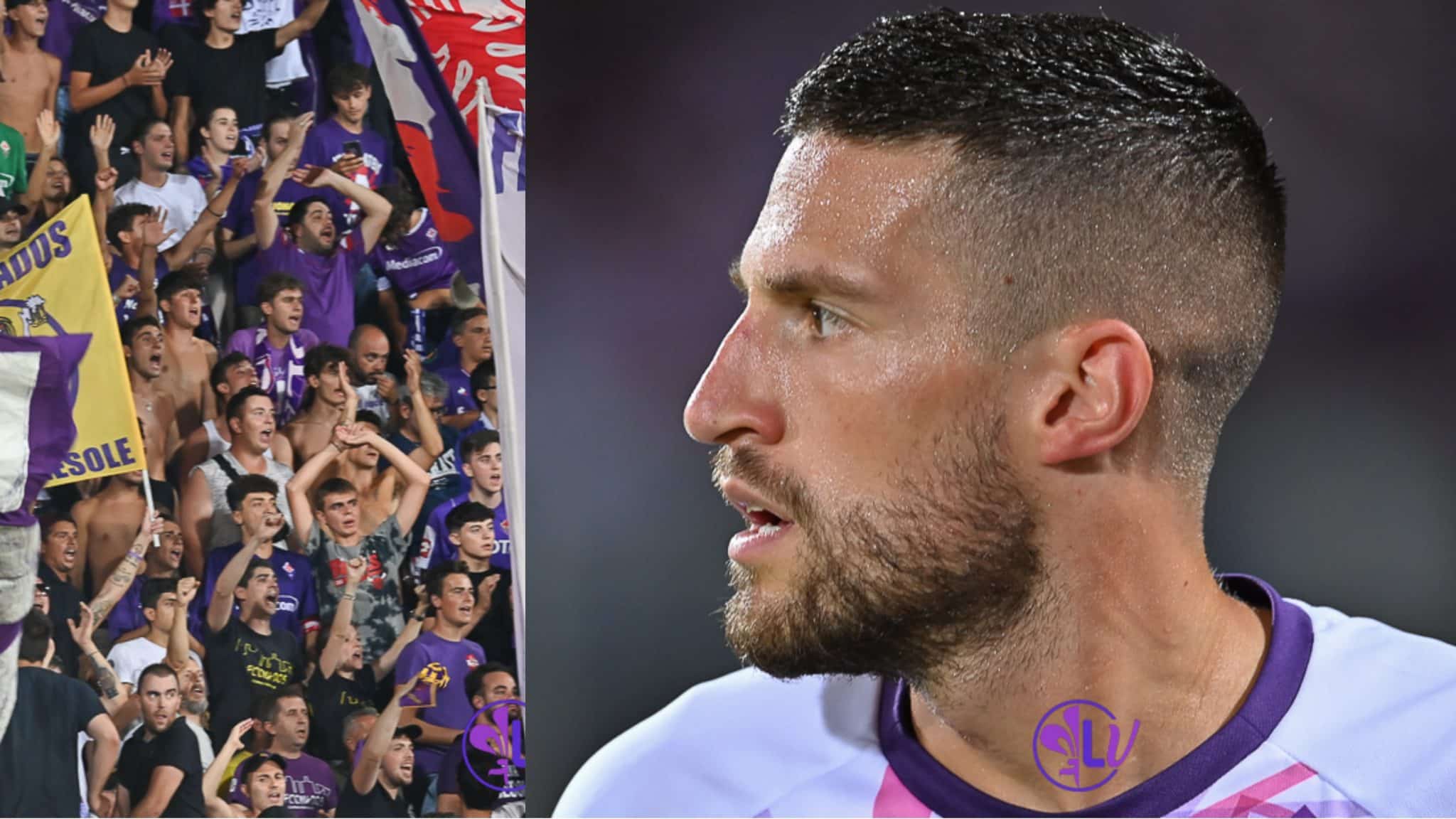 “Biraghi ti devi svegliare” e il capitano risponde a tono al tifoso viola: “Devi stare muto”