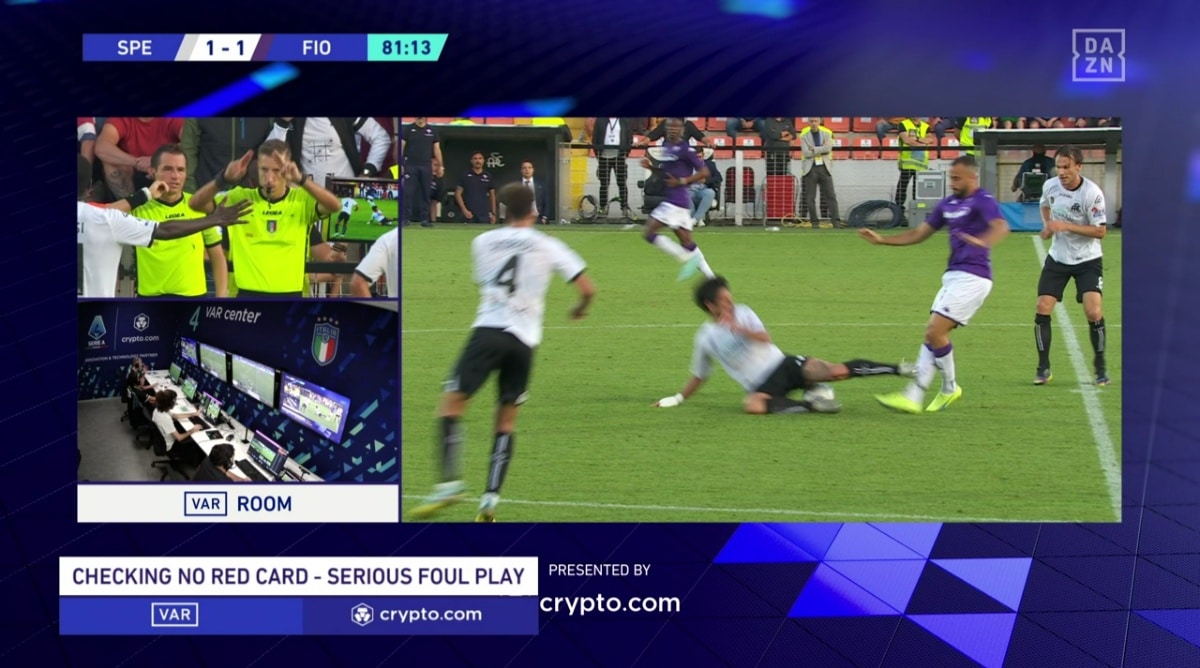 Marelli: “Senza Var Spezia-Fiorentina sarebbe stata falsata. Come ha fatto a non accorgersene?”
