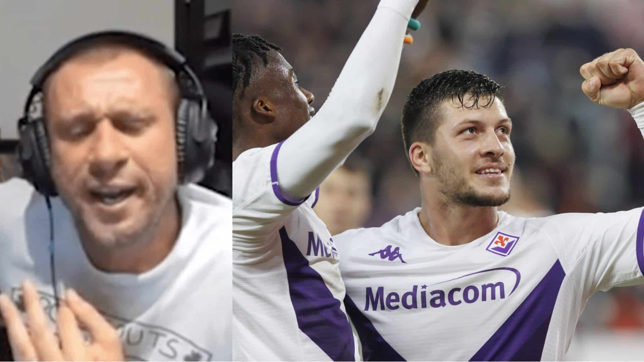 Cassano applaude la Fiorentina: “Ha dato spettacolo, hanno giocato solo al 50%, vinto facile”
