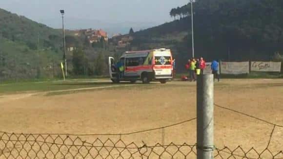 Tragedia nel Valdarno. Si sente male durante l’allenamento e muore a 16 anni ragazzo del Laterina