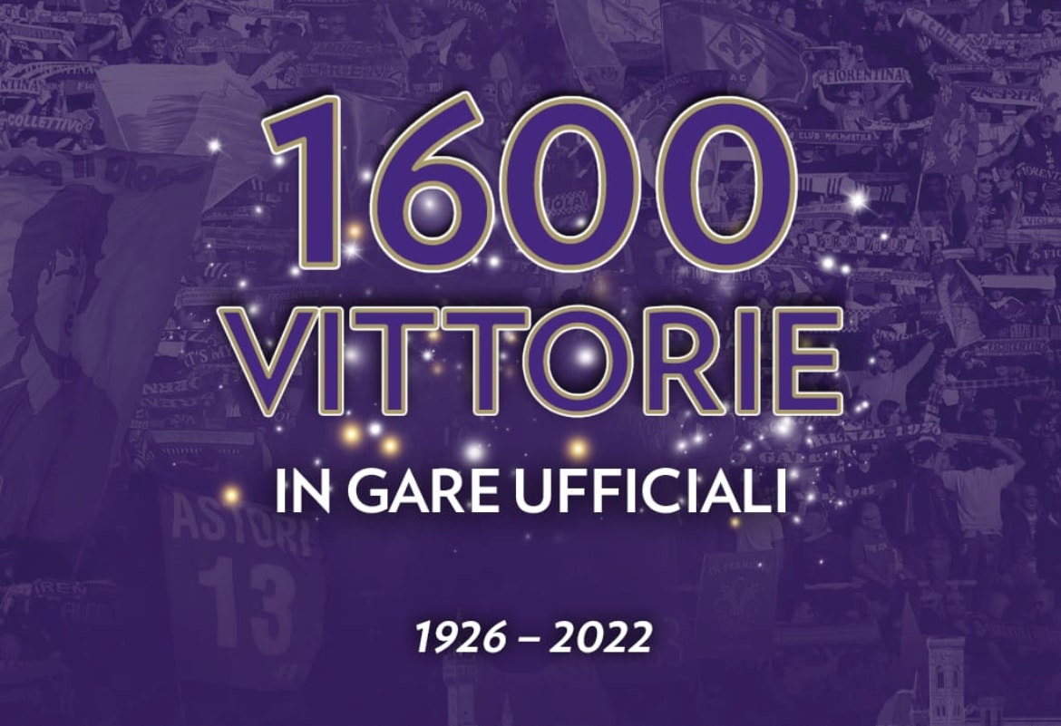 Dal Pisa al Riga: la Fiorentina raggiunge le 1600 vittorie in partite ufficiali nella storia