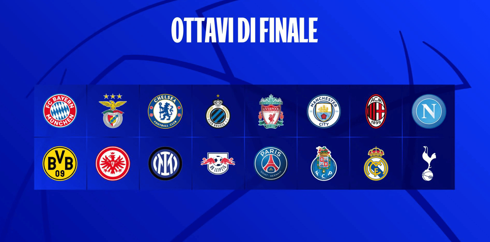 Inter che fortuna, pesca il Porto. Bene anche il Napoli che trova il Francoforte, il Milan sfiderà Conte