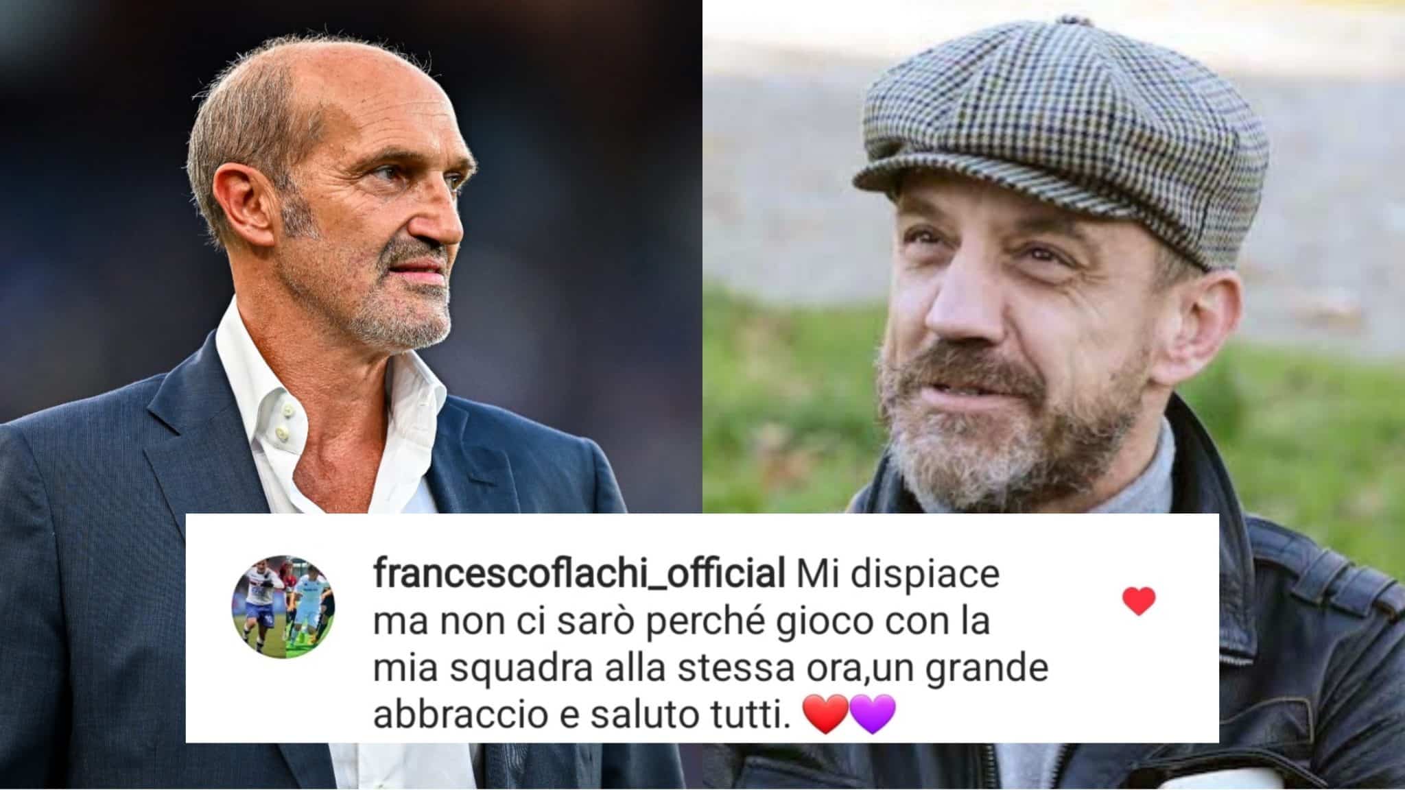 Non sarà Flachi a dare la focaccia ai tifosi della Fiorentina al Marassi: “A quell’ora sono a giocare”
