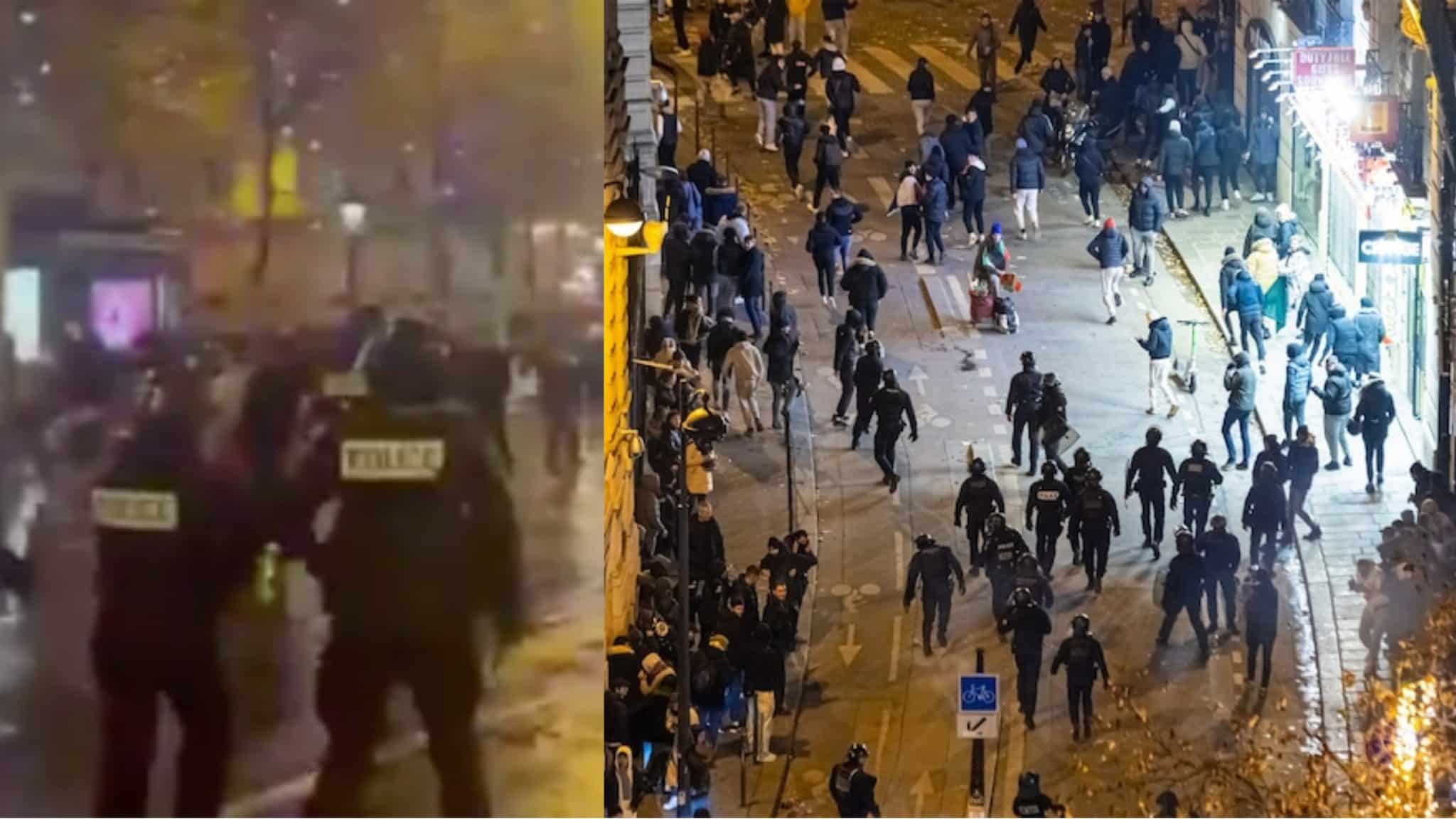 I francesi non hanno preso bene la sconfitta contro l’Argentina: Scontri violenti contro la polizia