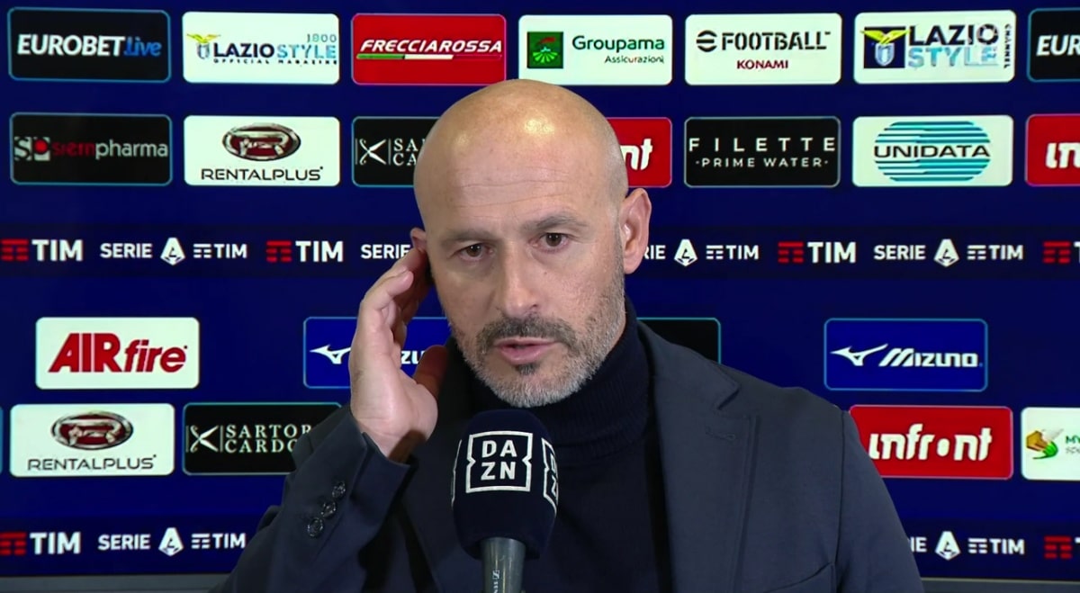Italiano: “Prestazione di alto livello, potevamo vincerla con Milenkovic. Tornato al 4-3-3 per Barak”