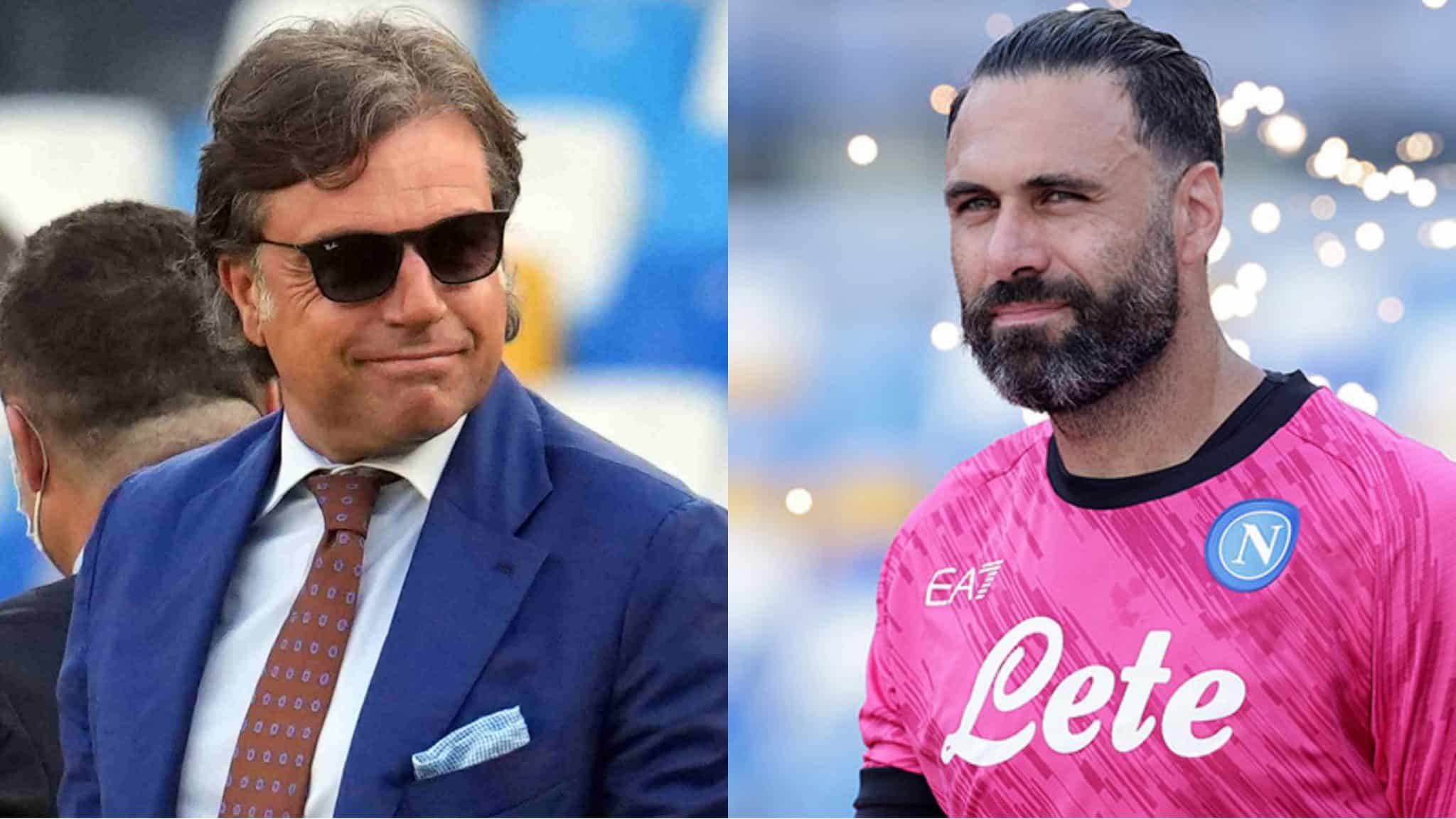 Giuntoli conferma la trattativa tra Napoli e Fiorentina per Sirigu e Gollini: “Ne stiamo parlando”