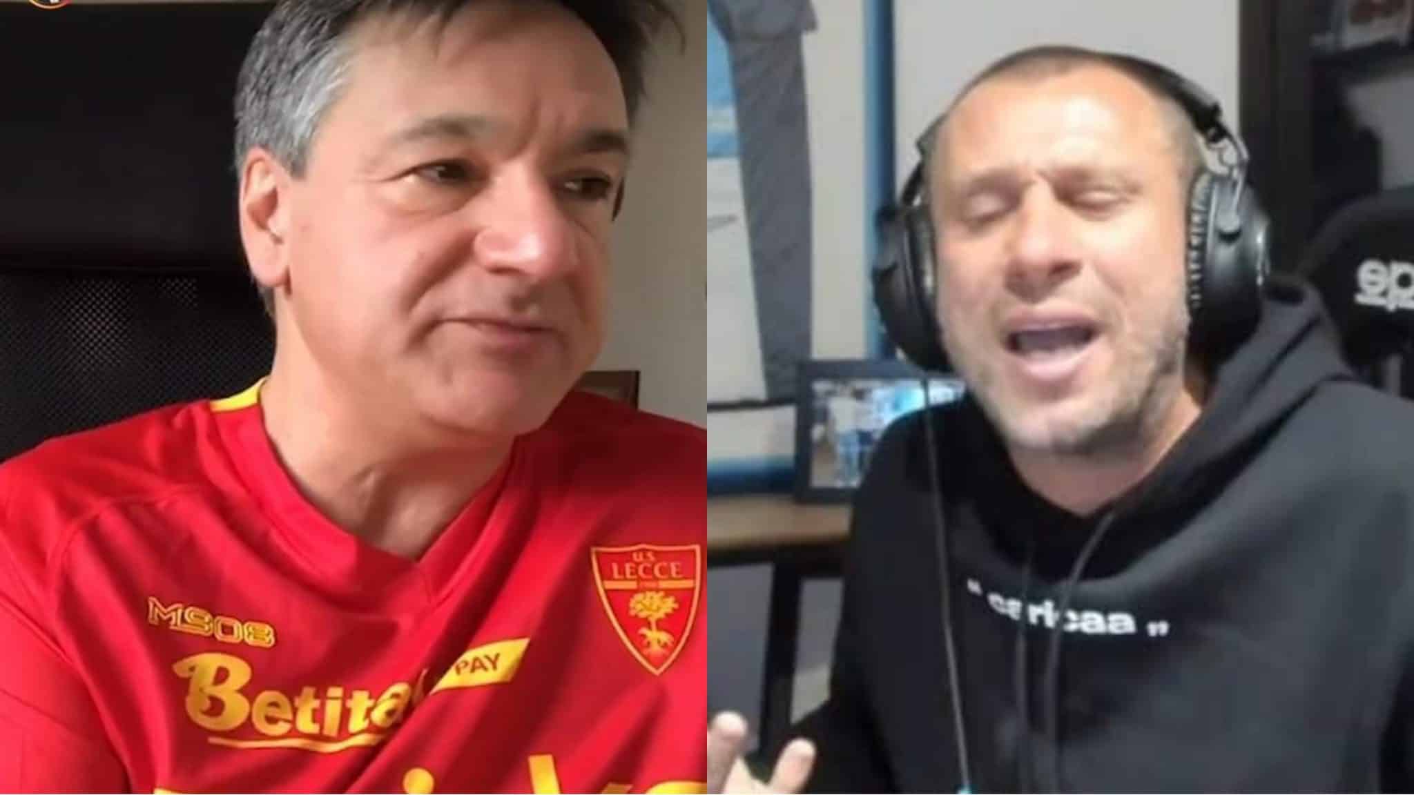 Caressa: “Baschirotto è meglio di Skriniar” Cassano risponde: “Incompetente, non capisci di calcio”