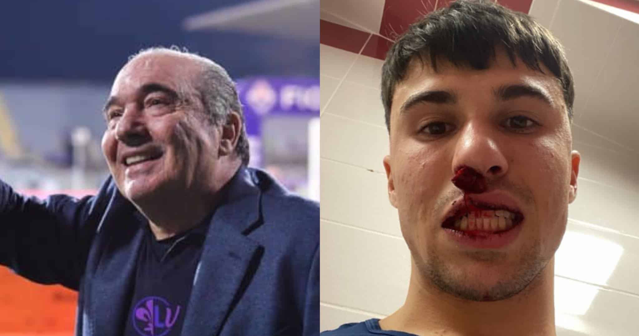 Commisso chiama la squadra per esultare e fare i complimenti, parole di conforto per Bianco