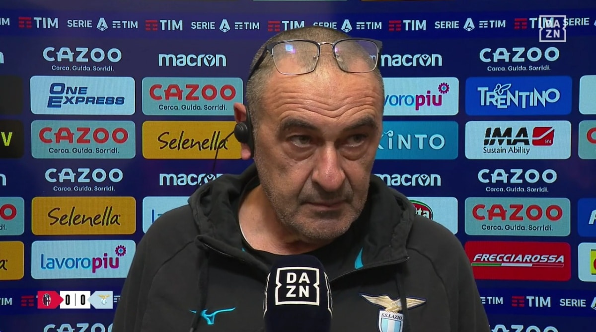 Sarri si giustifica: “Il Bologna è una squadra forte, lo dimostra anche la vittoria a Firenze”