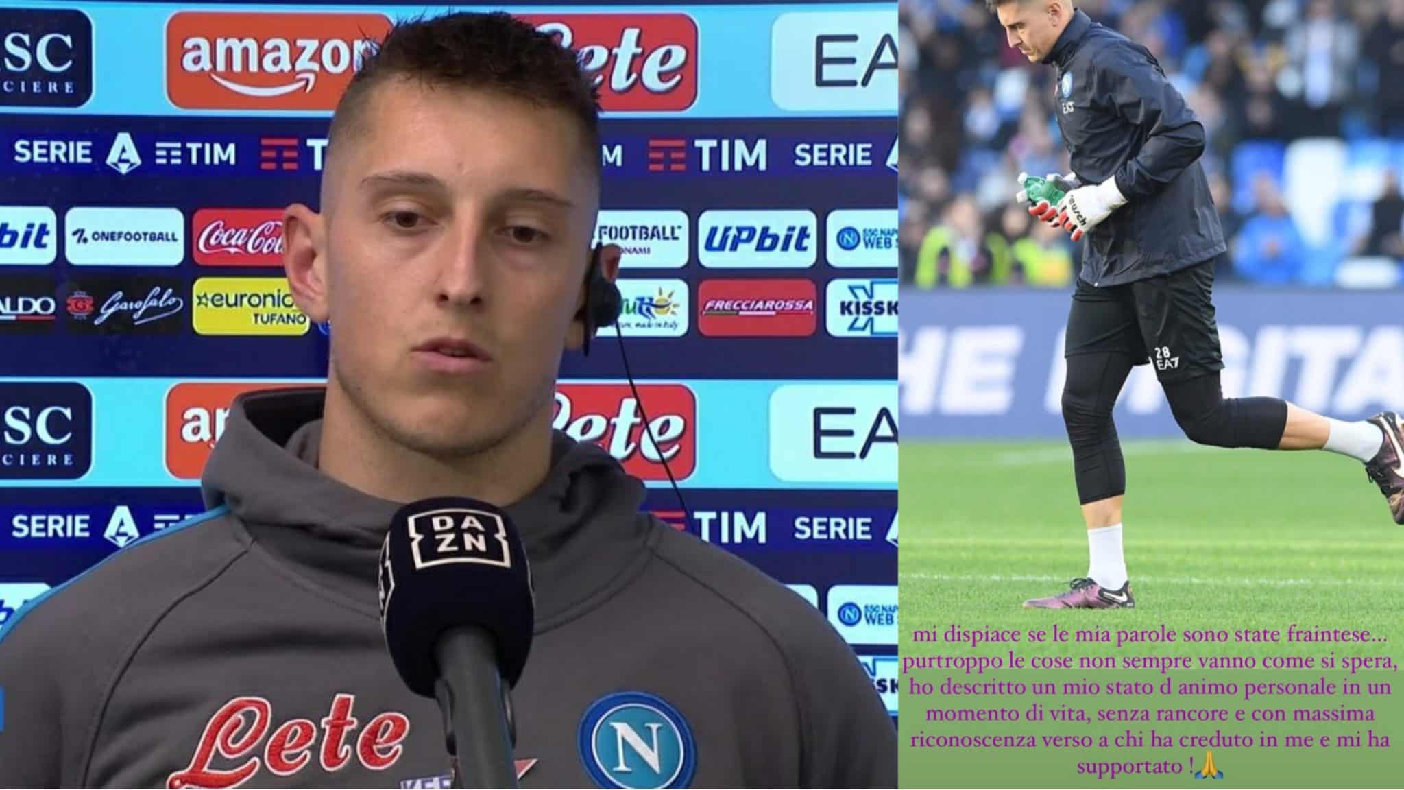 Gollini cerca di giustificarsi: “Mie parole fraintese ma ho solo descritto un mio stato d’animo”