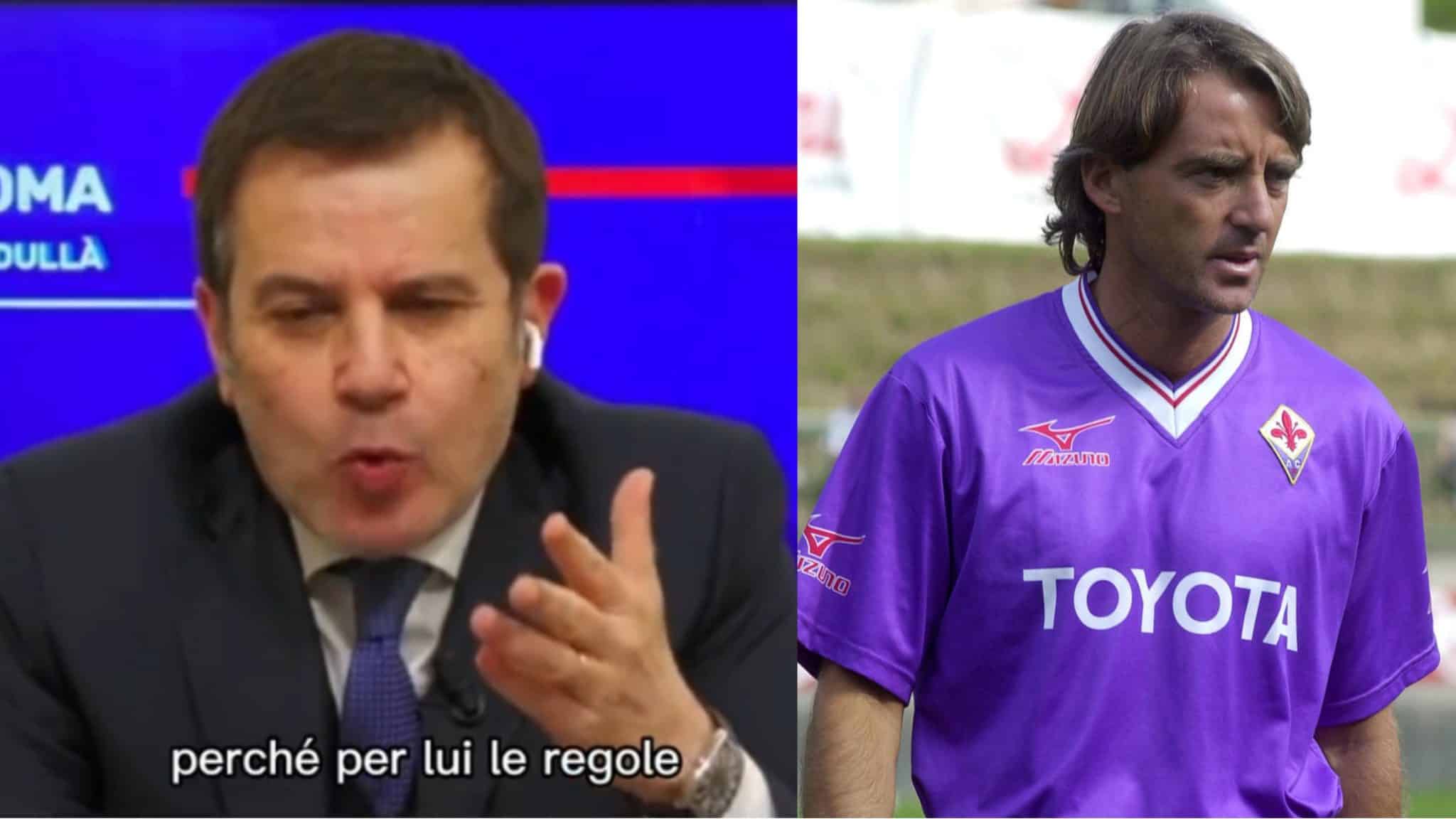 Pedullà attacca Mancini: “Non rispetta le regole, lo dimostrò quando andò alla Fiorentina senza patentino”