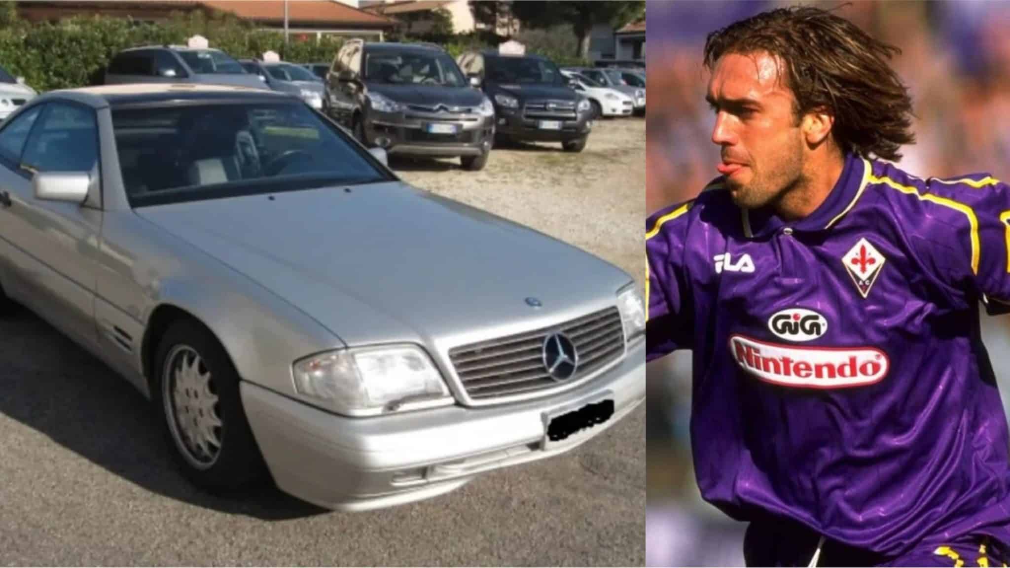 La macchina di Batistuta usata a Firenze nel 1997 è in vendita per 30 mila euro. Collezionisti in gara