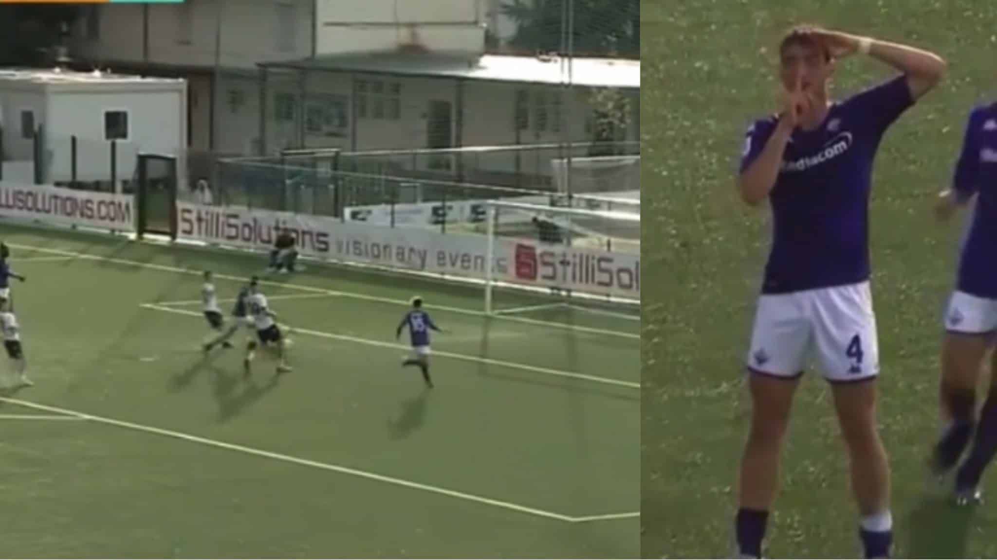 Prende palla dalla difesa, scarta tutti e fa gol. Il meraviglioso gol di Lucchesi nella Fiorentina Primavera