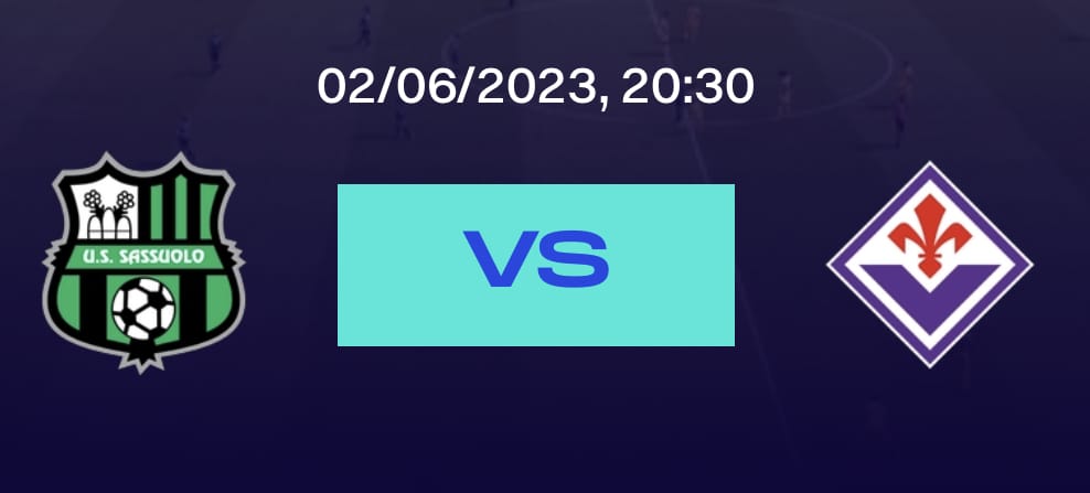 Sassuolo-Fiorentina viene anticipata ulteriormente: calcio d’inizio alle 20:30 al Mapei Stadium