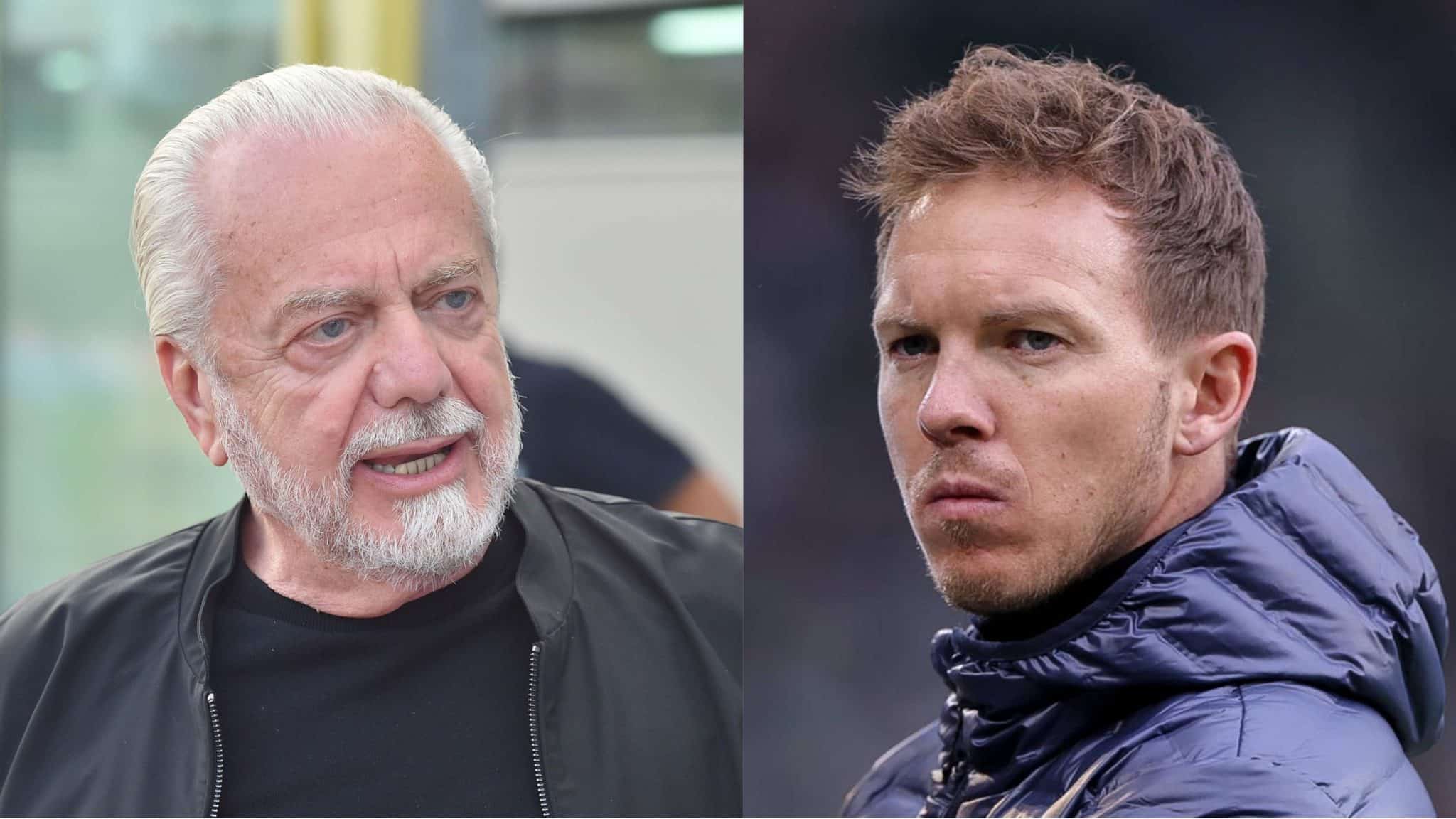 TMW, De Laurentiis contatta Nagelsmann per la panchina del Napoli. Italiano non è obiettivo numero uno