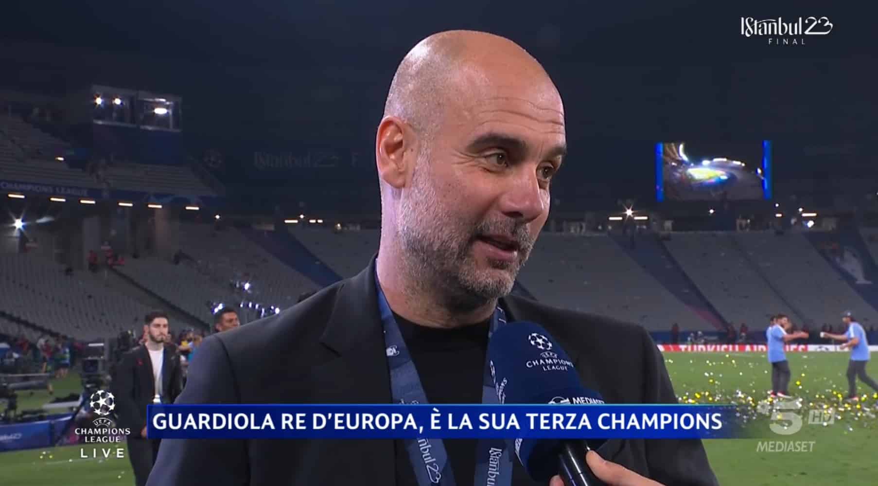 Guardiola: “Italiane in finale non a caso. Se Ederson non prende quella palla diventavo un perdente?”