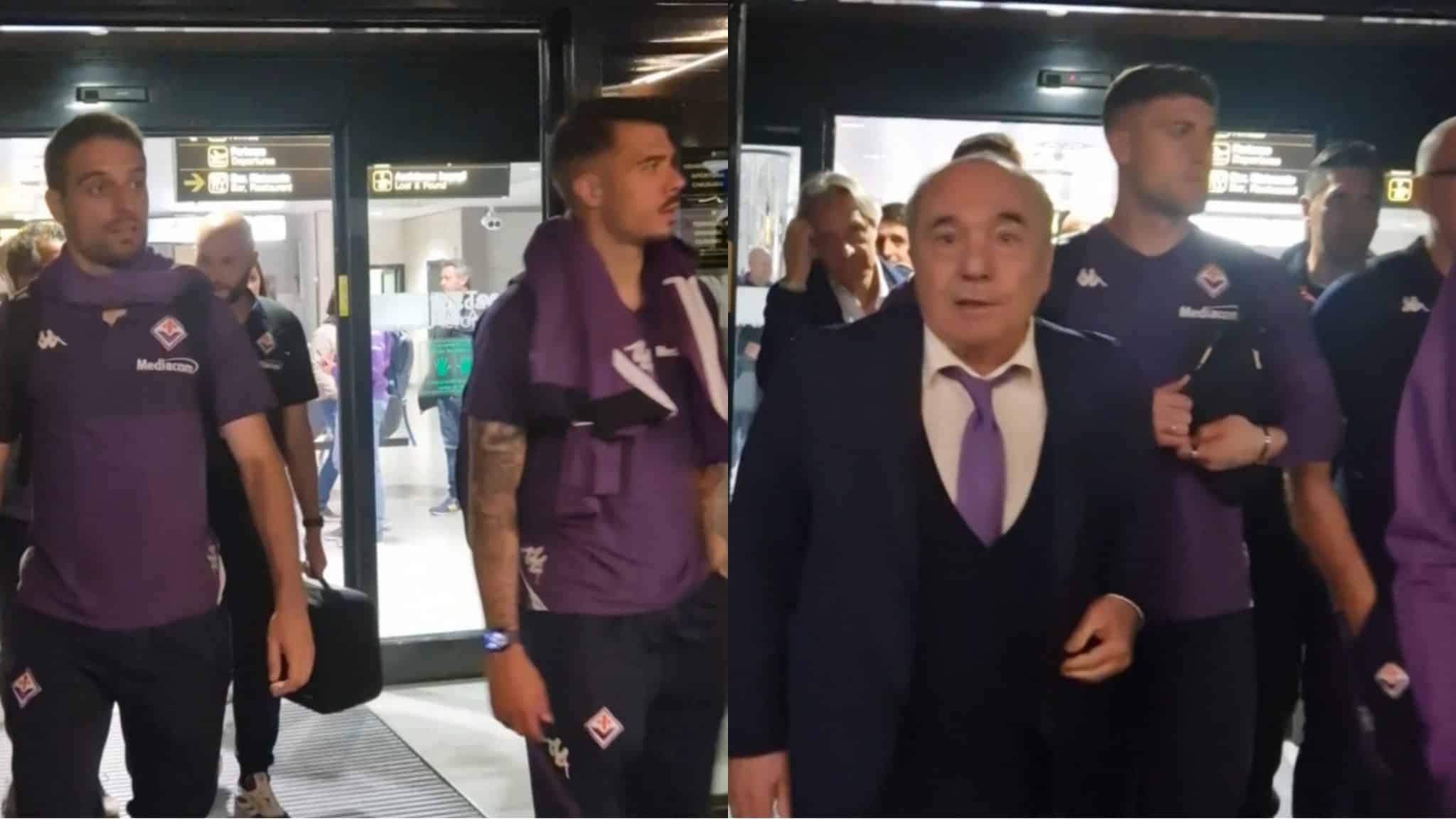 La Fiorentina torna a Firenze, facce devastate e sguardi persi. Squadra con il morale sotto i tacchi