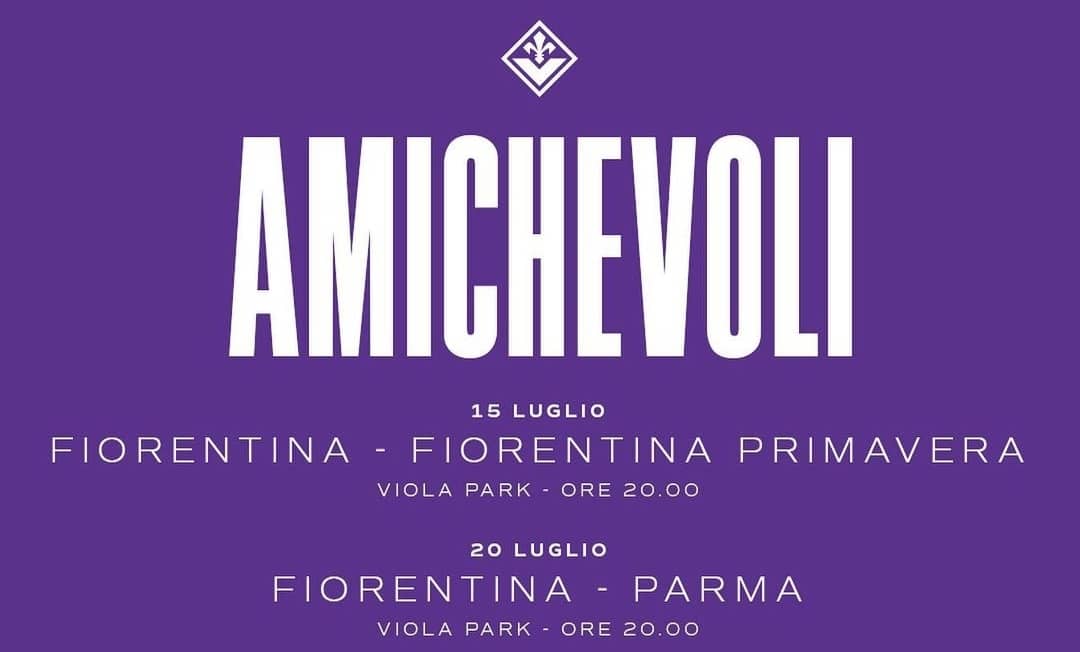 Le amichevoli della Fiorentina in estate, quasi tutte al Viola Park. Si parte con la Primavera, poi il Parma