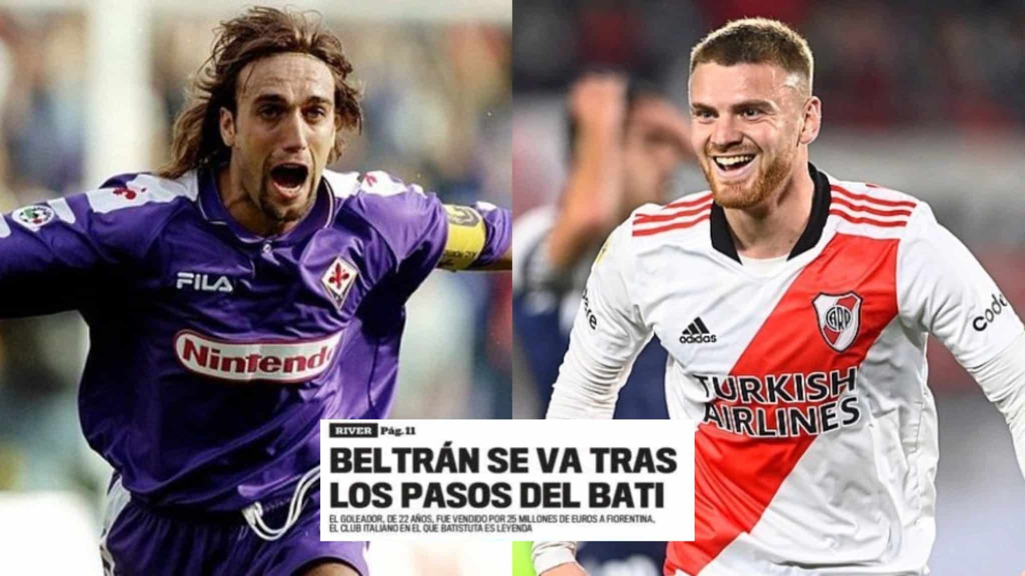 Beltran alla Fiorentina, le prime pagine dall’Argentina: “Se ne va sulle orme di Bati”