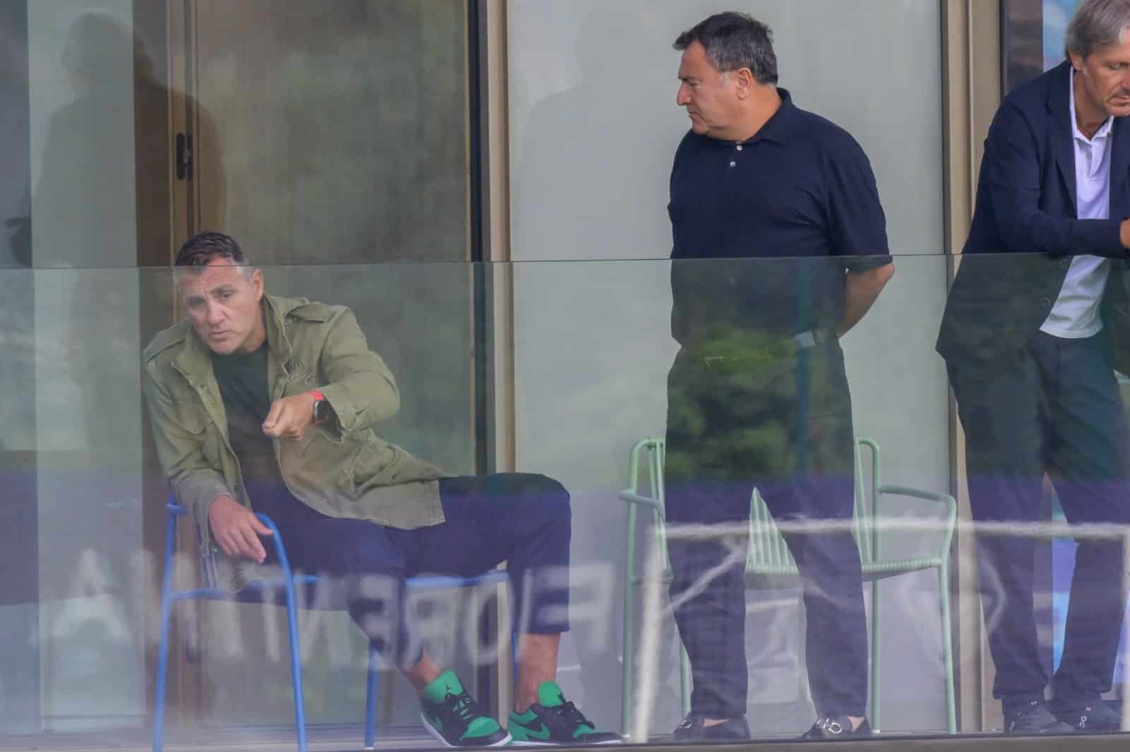 Vieri al Viola Park con Nigro, Barone e Pradè: “È una cosa fenomenale, una bellezza incredibile”