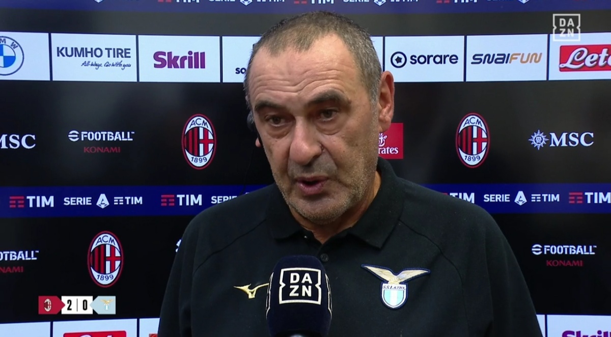 Sarri, ci risiamo: “La Champions per la Lazio è un lusso, noi dobbiamo dare la vita in campionato”
