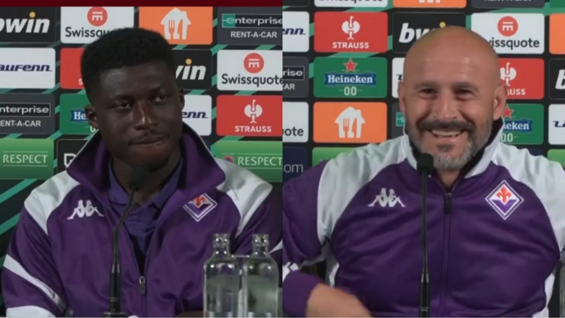 Duncan scherza: “Mister fammi giocare con Arthur e Maxime, sono in forma” Italiano: “Con loro non giochi”
