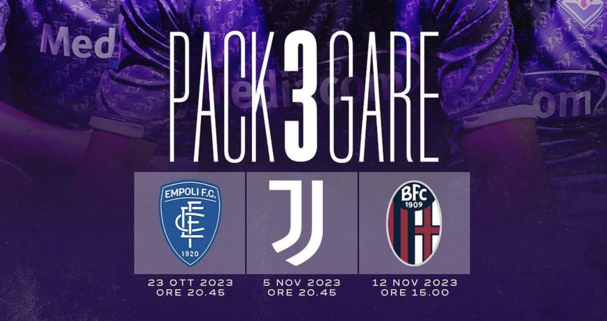 La Fiorentina chiama a raccolta i tifosi: in vendita il pack per Empoli, Juve e Bologna. Le info