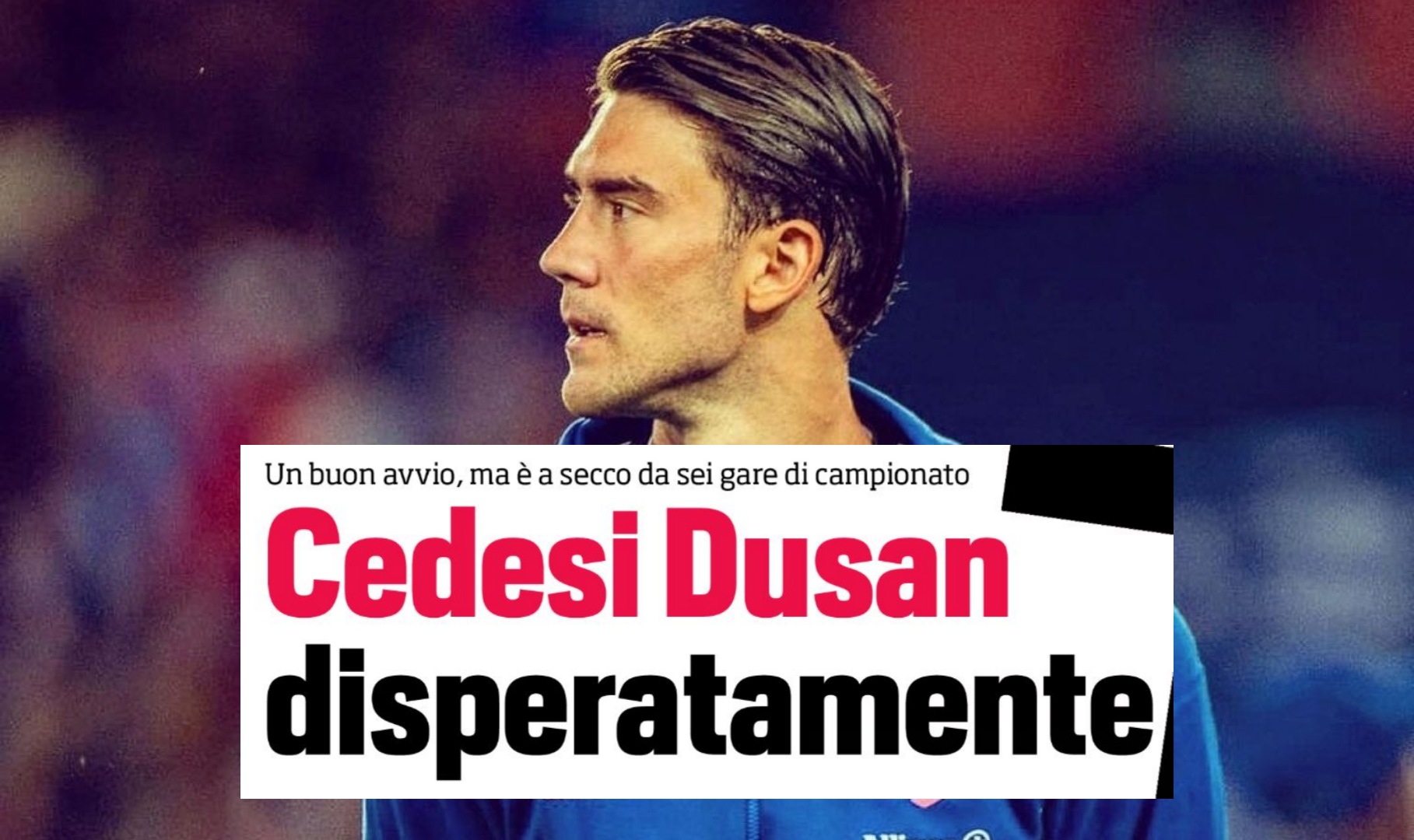 Juventus disperata con Vlahovic, dal prossimo anno prenderà 12 milioni netti. Vuole cederlo a tutti i costi
