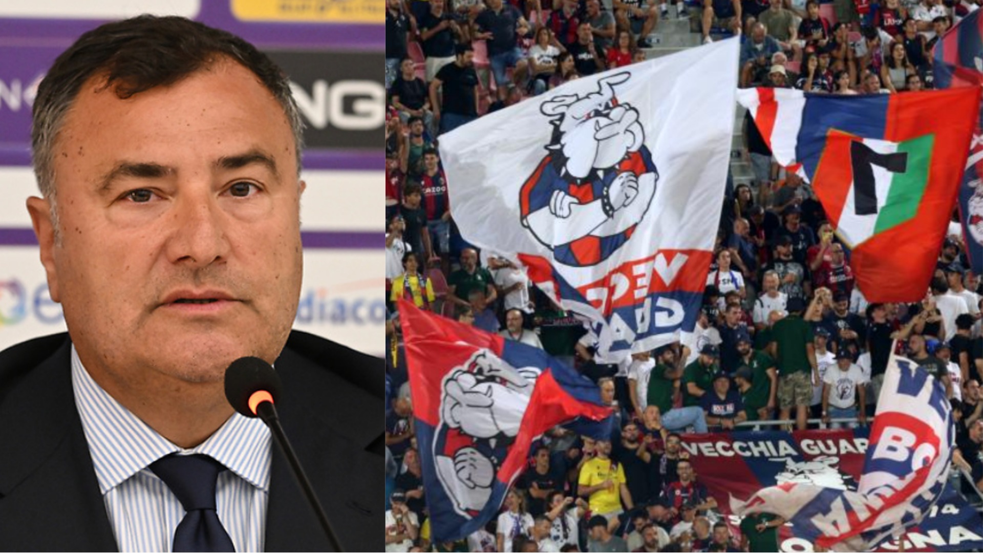 Da Bologna: “Trattativa con Barone per aprire anche altri settori del Franchi ai tifosi rossoblù per Fiorentina-Bologna”