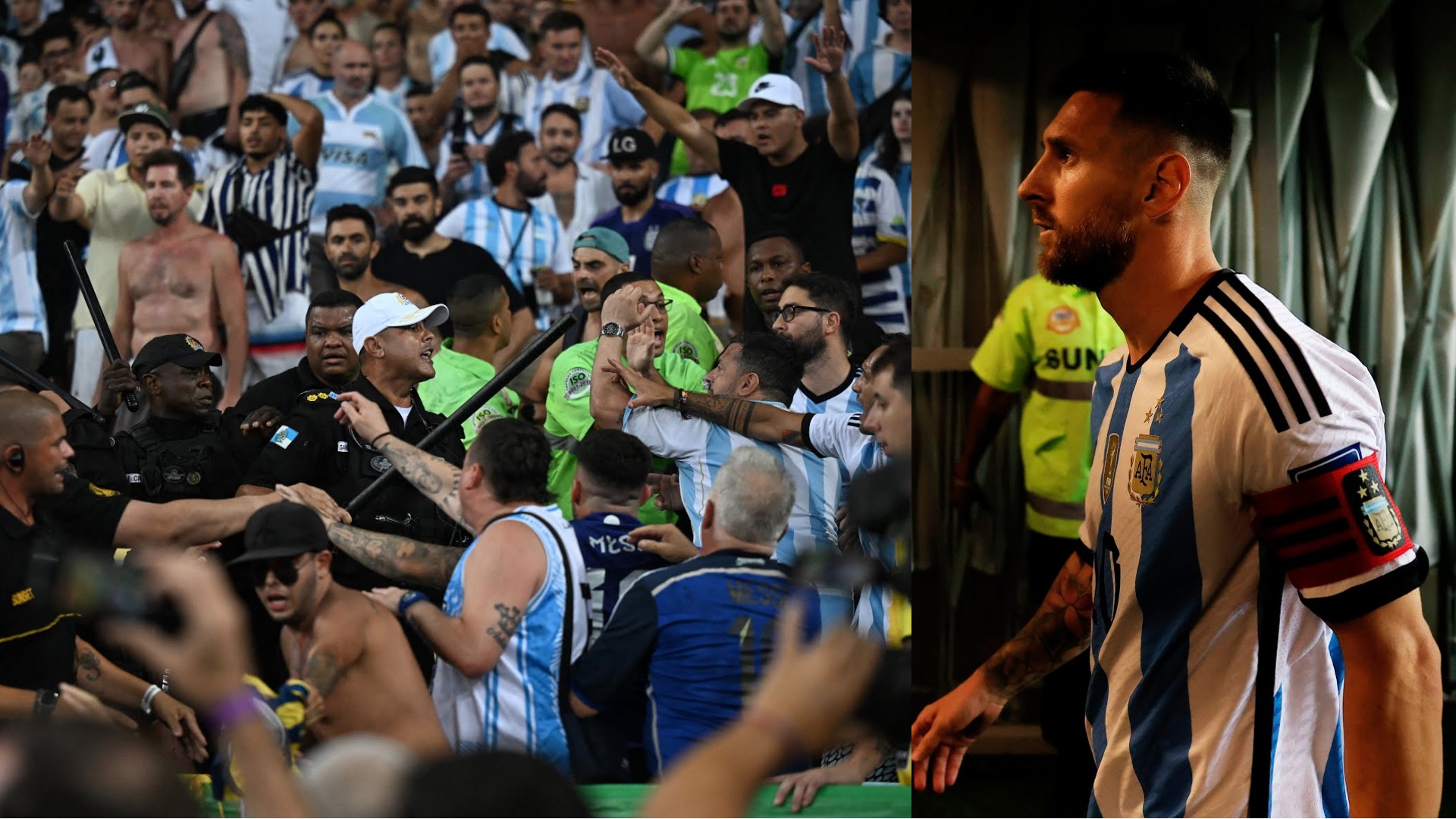Picchiati i tifosi dell’Argentina in Brasile. Messi e compagni si rifiutano di giocare, poi entrano e vincono