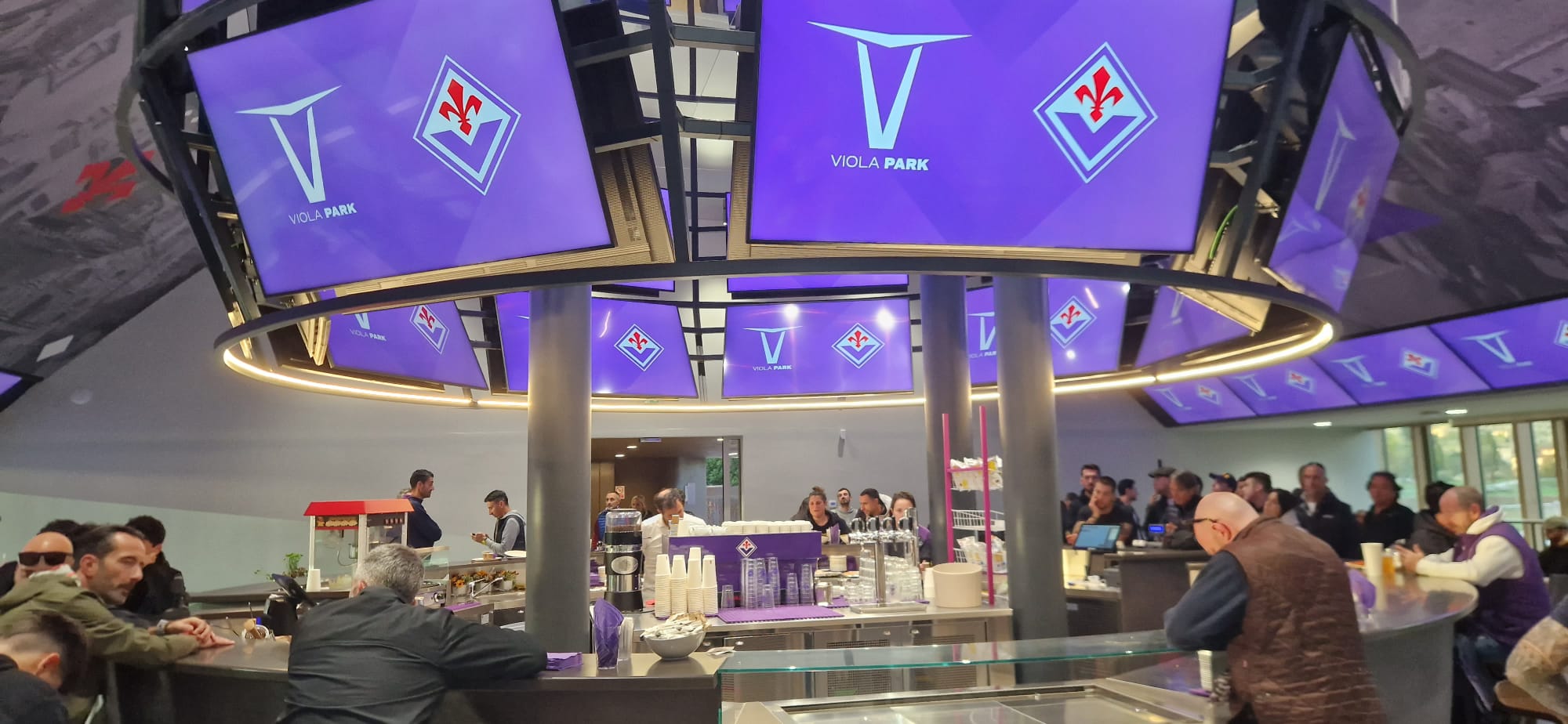 Cukaricki-Fiorentina si può vedere dal bar del Viola Park, la Fiorentina apre il suo centro sportivo