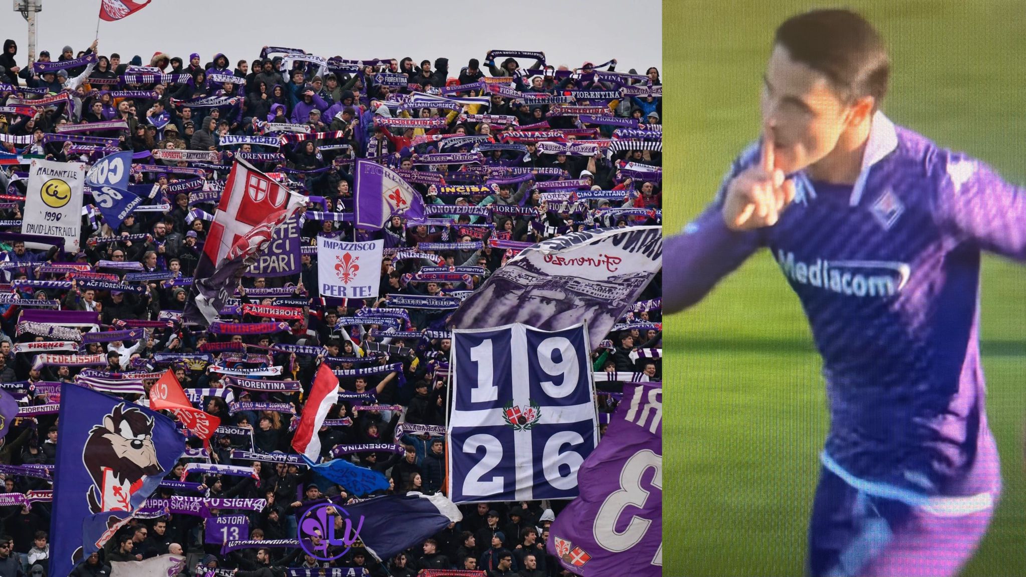 Scugnizzo viola: “Dominio assoluto, dagli spalti al campo. Sottil finalmente in gol, ma la spocchia se la poteva risparmiare!”