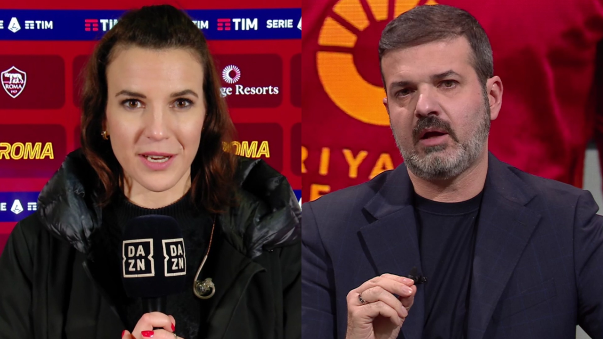 Come al solito la Roma non vince e Mourinho non si presenta a Dazn. Stramaccioni: “Danno per i tifosi”