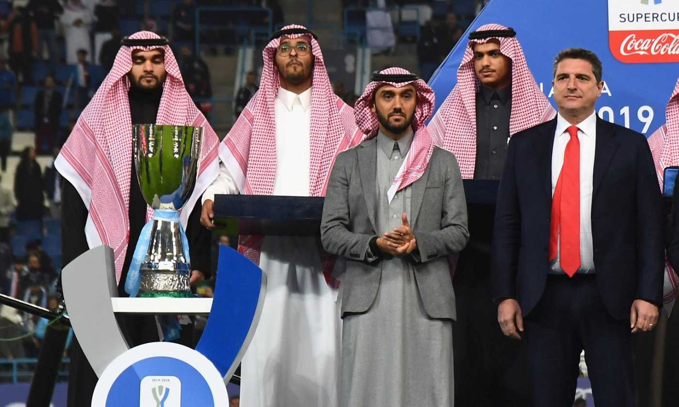 23 milioni dall’Arabia per la Supercoppa. La Fiorentina incassa 1,5 milioni, 8 a chi vince, 5 all’altra finalista