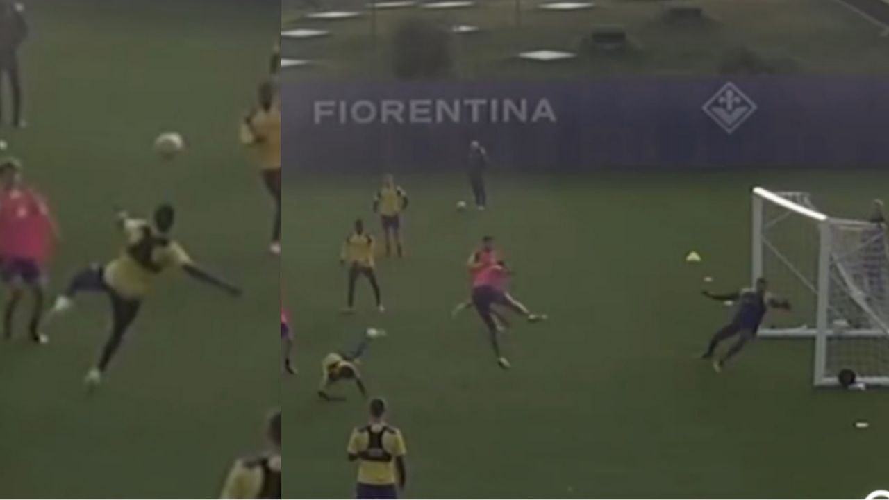 Gran gol di Ikonè in allenamento. Fiorentina pubblica video sui social: indizio sulla sua permanenza?