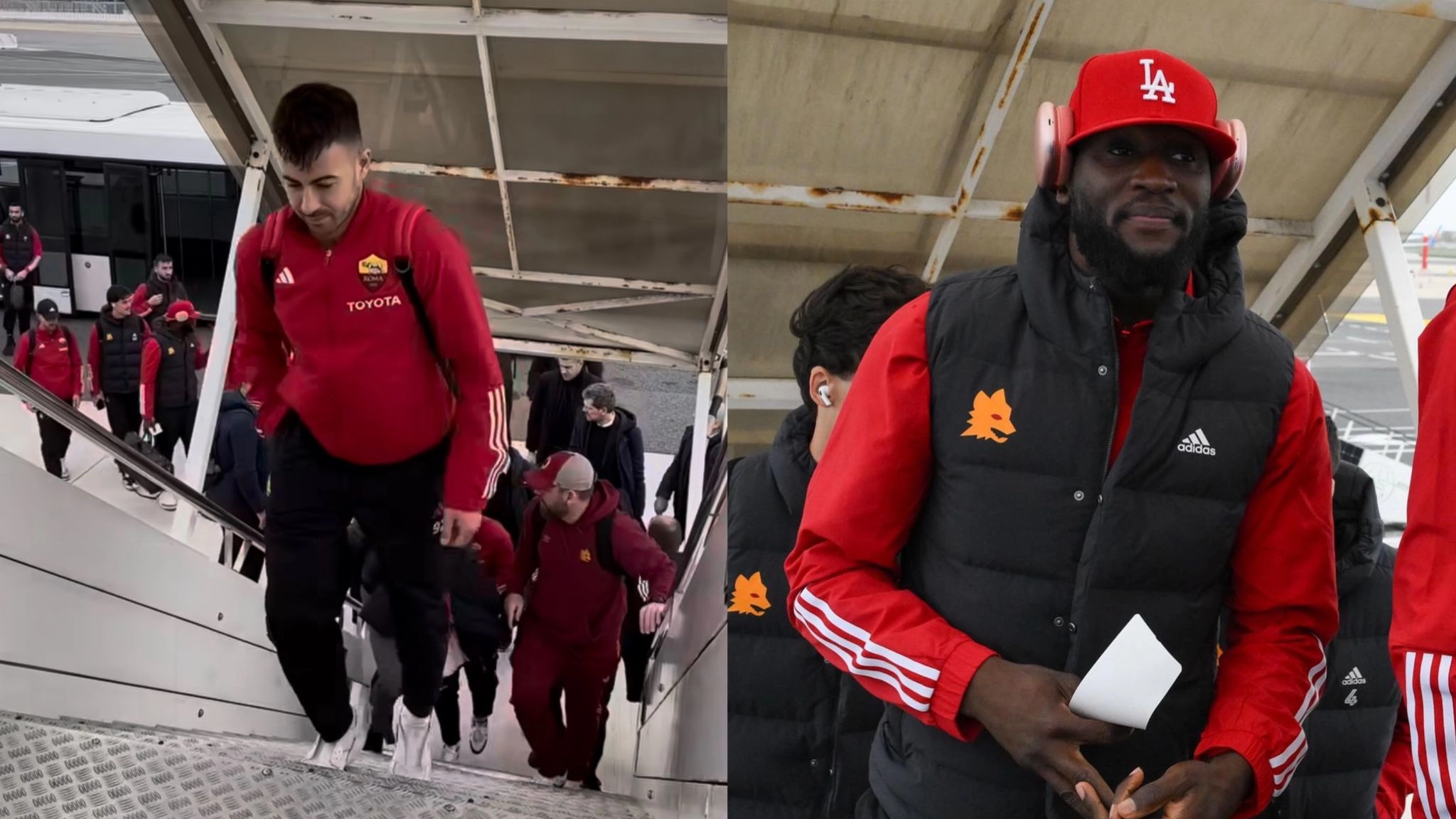 La Roma costretta a partire in aereo per Firenze, lavori lungo la linea ferroviaria che ritardano l’arrivo dei giallorossi