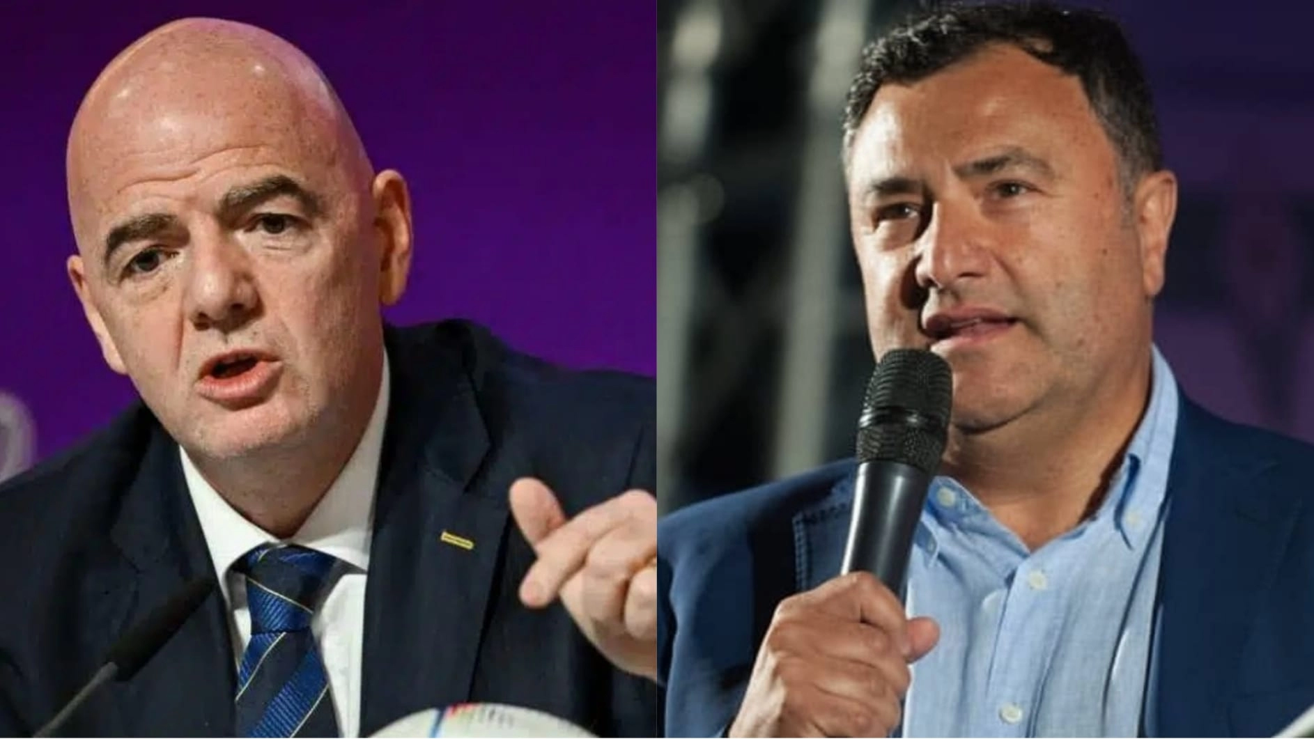 Infantino: “Joe, eri commosso quando parlavi della Fiorentina. Il mondo del calcio ti perde troppo presto”