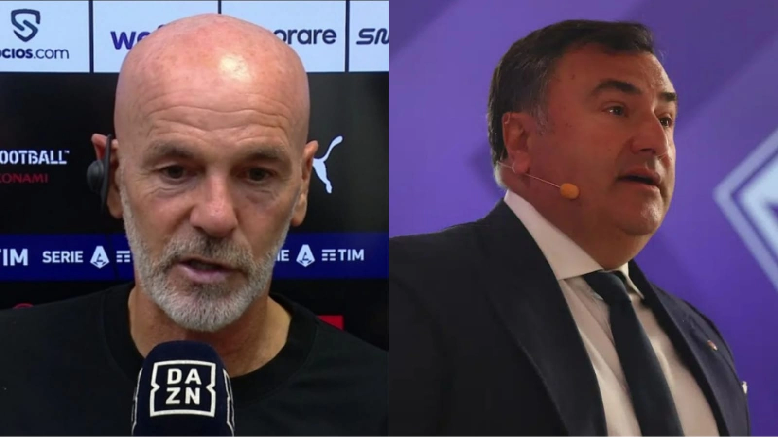 Pioli: “Voglio fare un grosso in bocca al lupo a Joe Barone, spero possa rimettersi il prima possibile”
