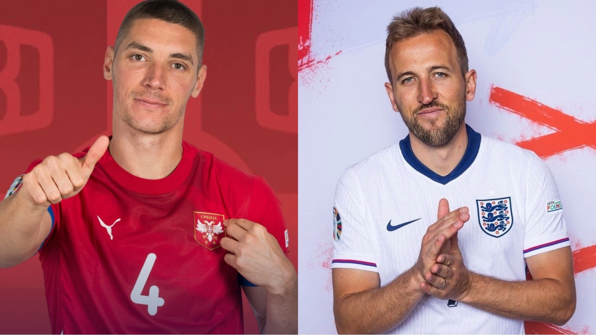 La Serbia perde ma Milenkovic annulla Kane, marcato a uomo. Unica occasione in assenza di Nikola